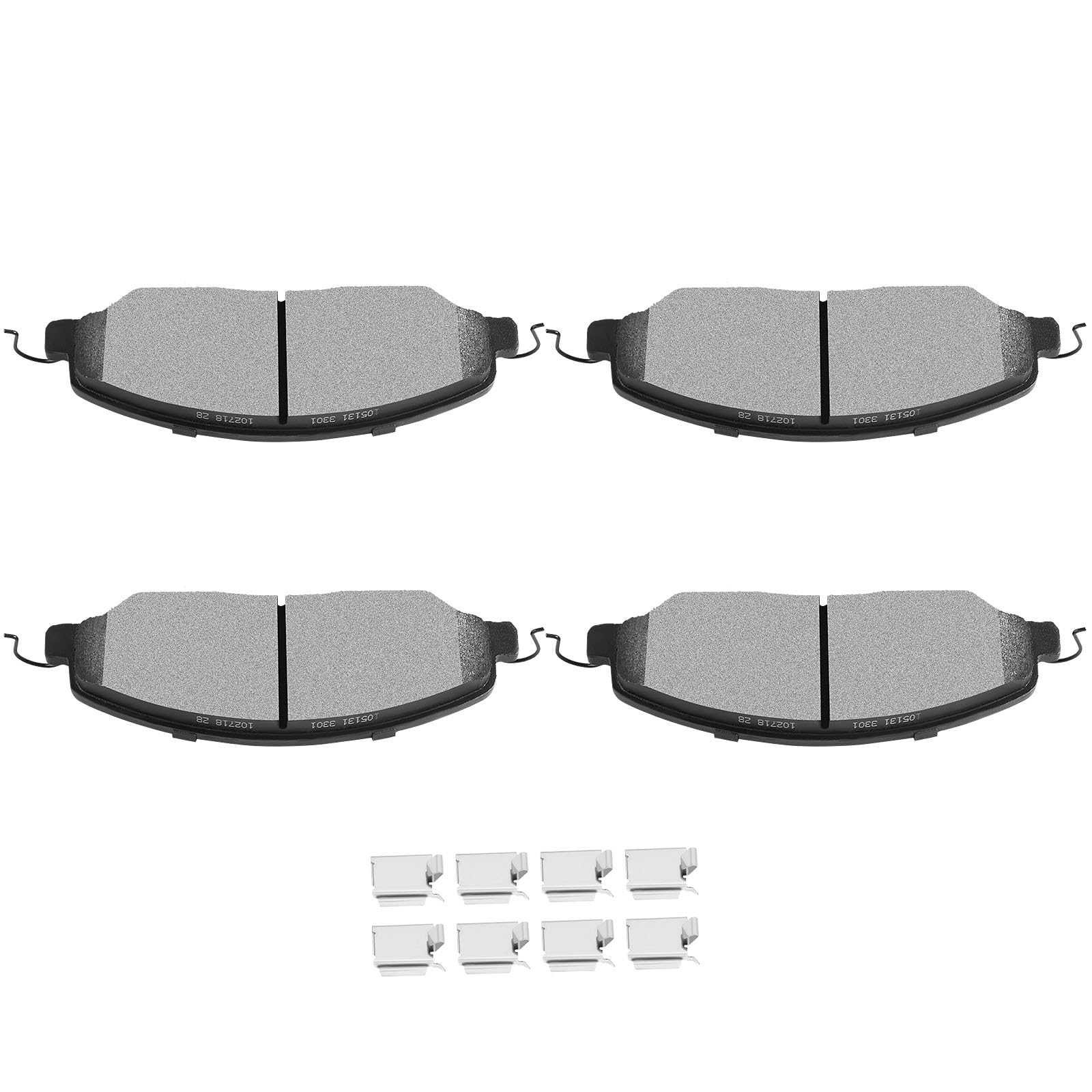Scitoo D1081 Semi-Metal Brake Pads Kits Front Replacement For Ford For Mustang 2005-2013