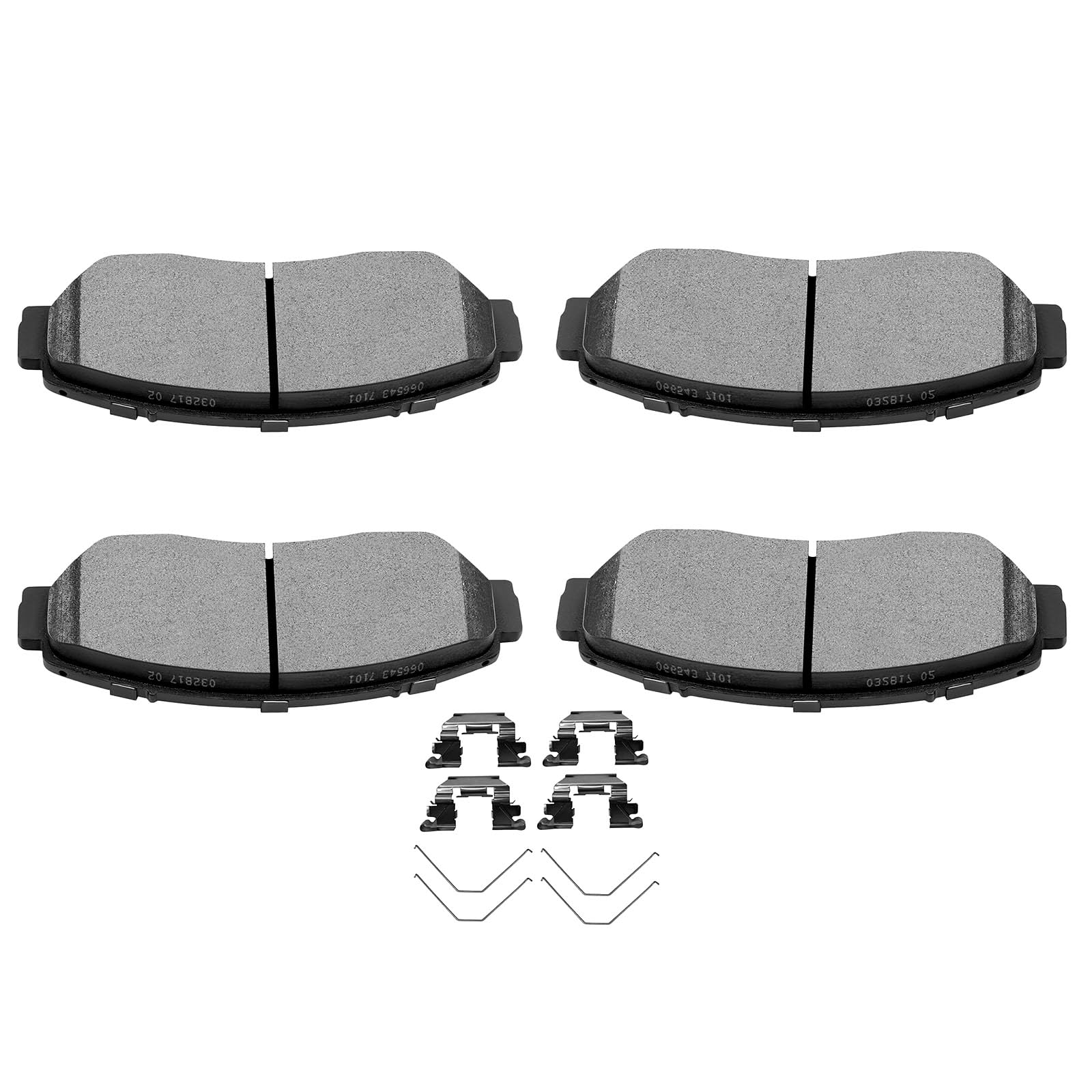 Scitoo D1521 Front Ceramic Brake Pads Sets Fit For Acura Rdx 2019,For Honda Crosstour 2012-2015,For Honda Odyssey 2011-2017
