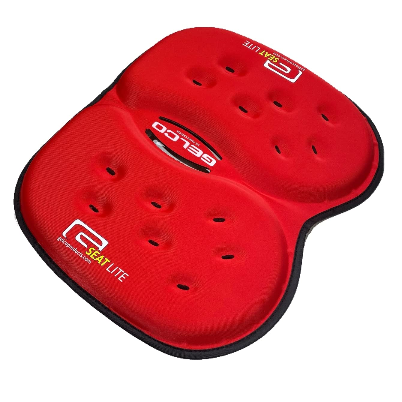 G Seat Lite Travel Gel Foam Cushion | Back Pain, Sciatica, Pressure Relief | Relieves Tailbone Discomfort, Promote Healthy Postu