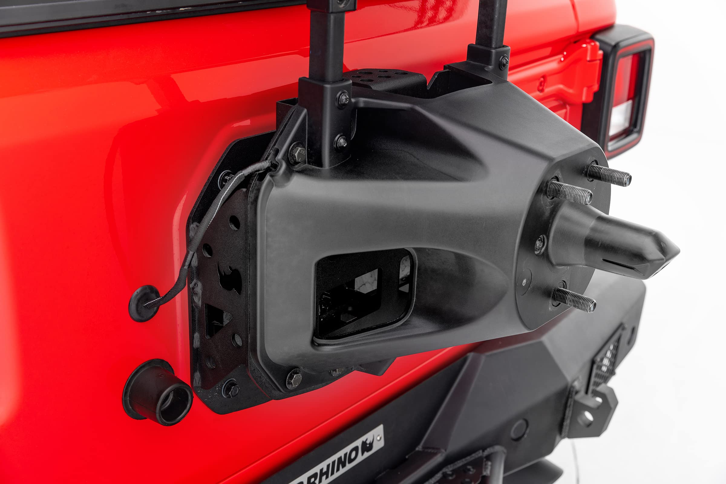 Go Rhino 372000T Rockline Spare Tire Relocation Kit For Jeep Wrangler Jl Fits Up To 40 Tire For Jeep 18-20 Wrangler, Jeep 21-24 Wrangler