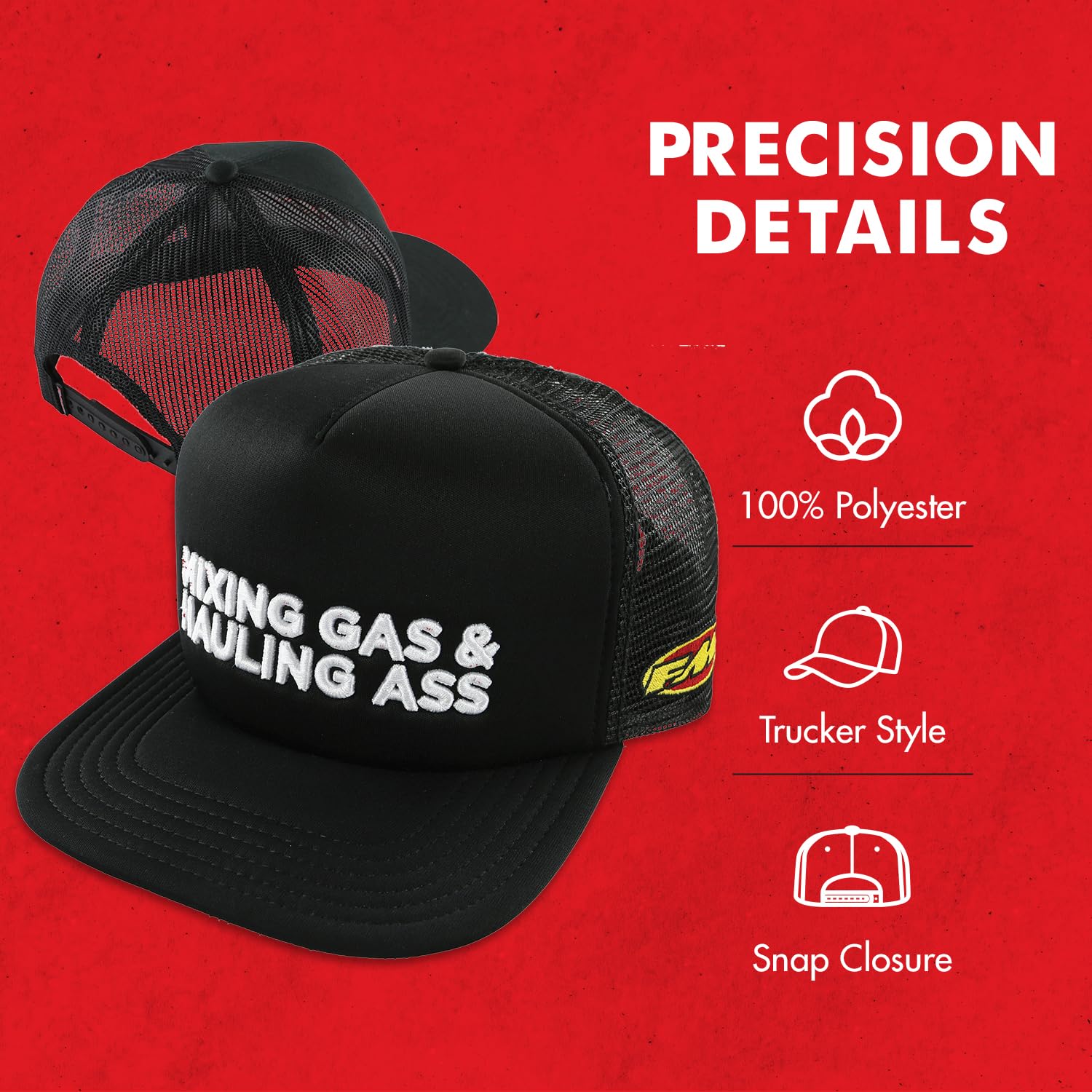 Fmf Gass Trucker Hat (Black)