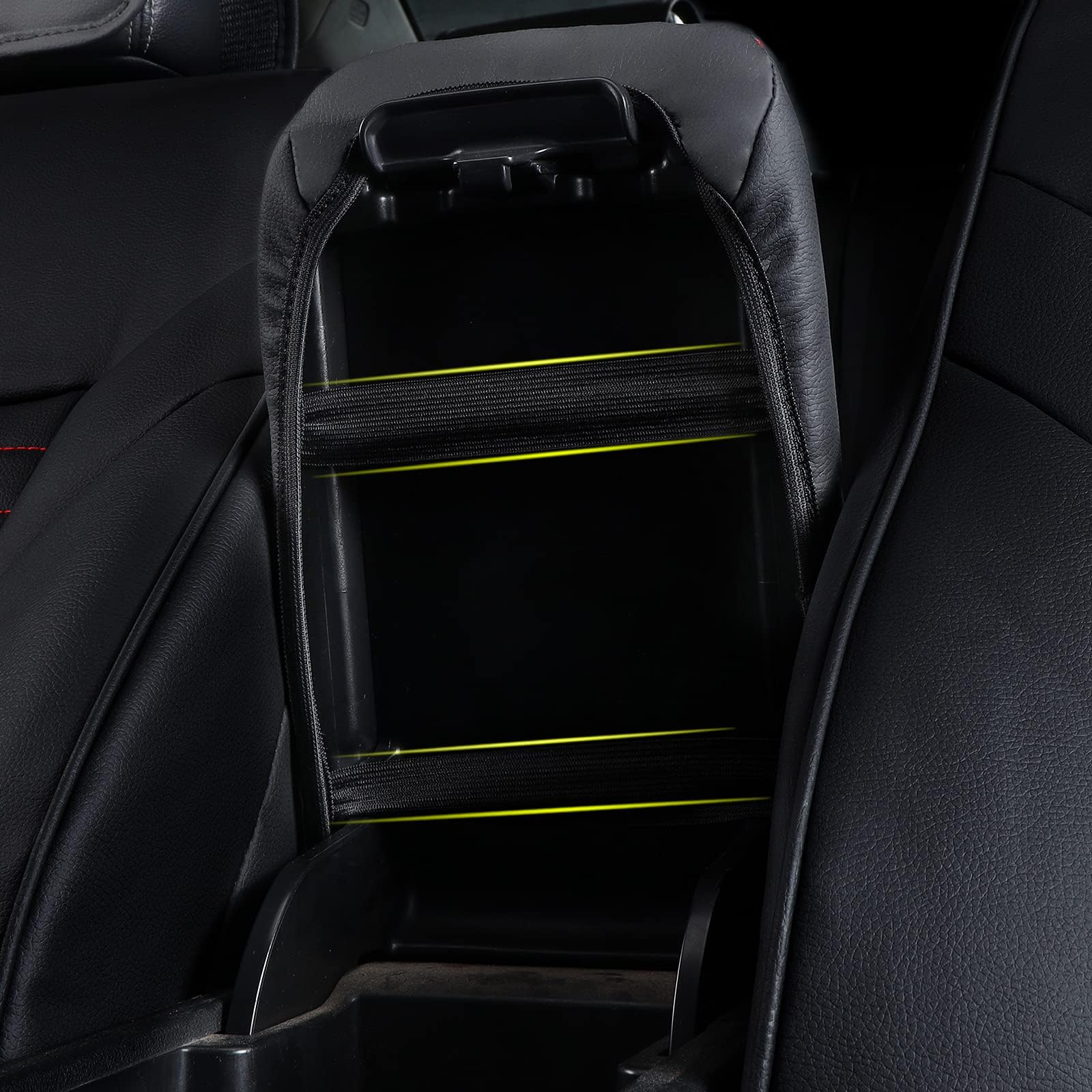 Aomsazto Console Cover For Altima Nissan 2019-2022 2023 Black Armrest Cushion For Nissan