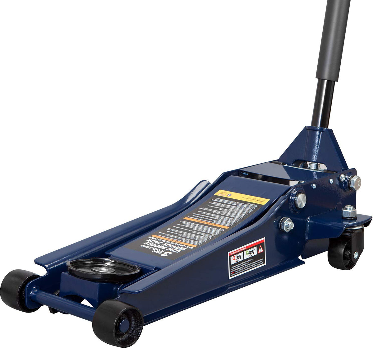 Tce Atz830026Xu Torin Hydraulic Ultra Low Profile Heavy Duty Steel Service/Floor Jack With Dual Piston Quick Lift Pump, 3 Ton (6