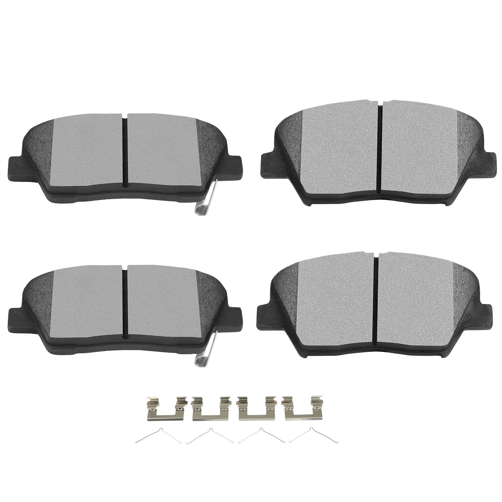 Scitoo Front Disc Brake Pad Set 4Pcs W/Hardware Fit For Hyundai For Santa Fe Sport 2017-2018,For Kia For Sorento 2016-2020