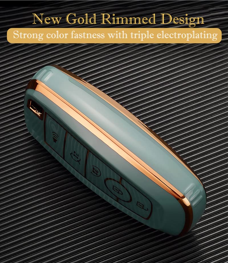 For Ford Key Fob Cover, Premium Soft Tpu Full Protection Key Fob Case For Ford Lincoln Fusion Mustang F150 F250 Edge Explorer Es