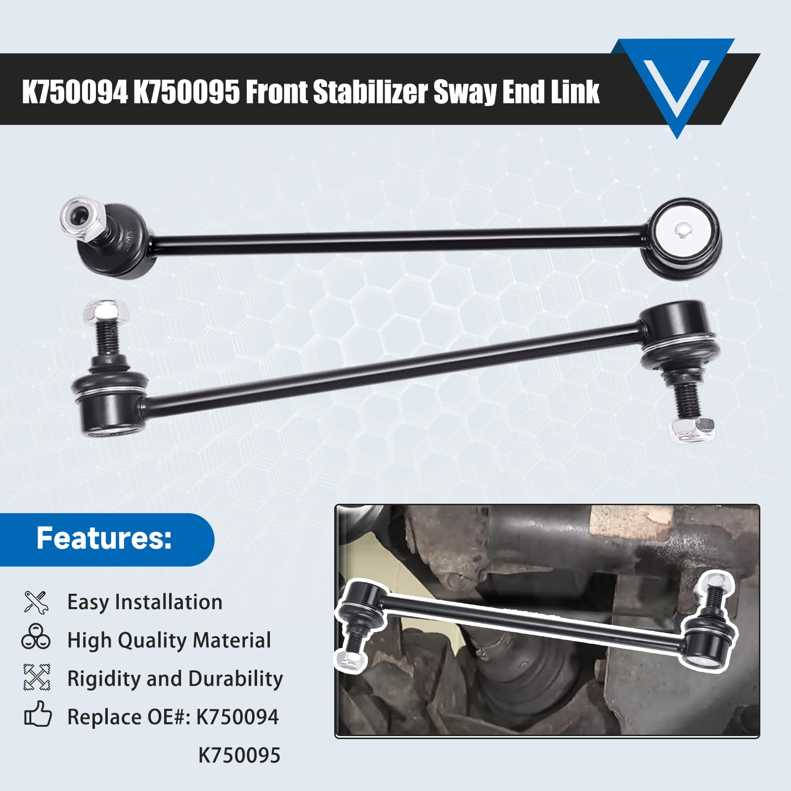 K750094 K750095 Front Stabilizer Sway Bar Links Replacement For Nissan Altima Maxima Murano Pathfinder Quest Rogue Jx35 Qx60