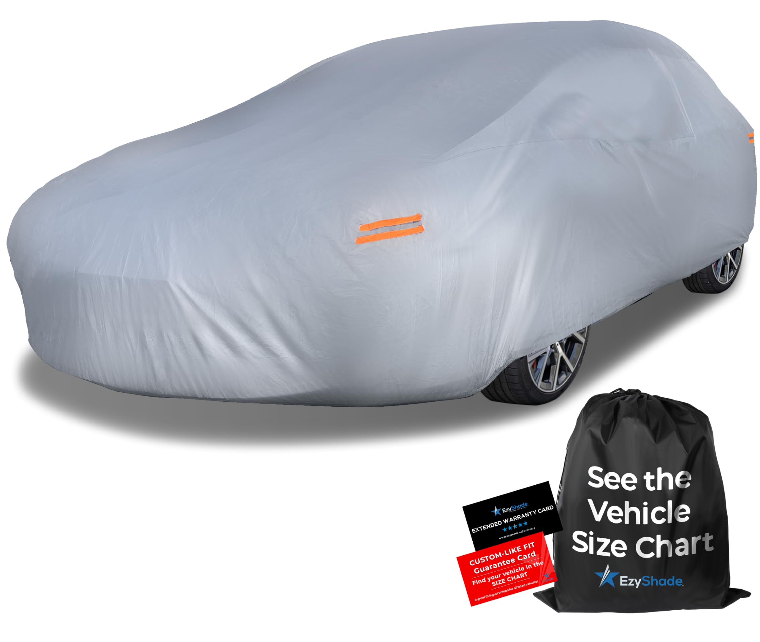 Ezyshade 10-Layer Waterproof Sports Car Cover. See Vehicle Size-Chart For Accurate Fit. All Weather Outdoor Covers. Challenger C
