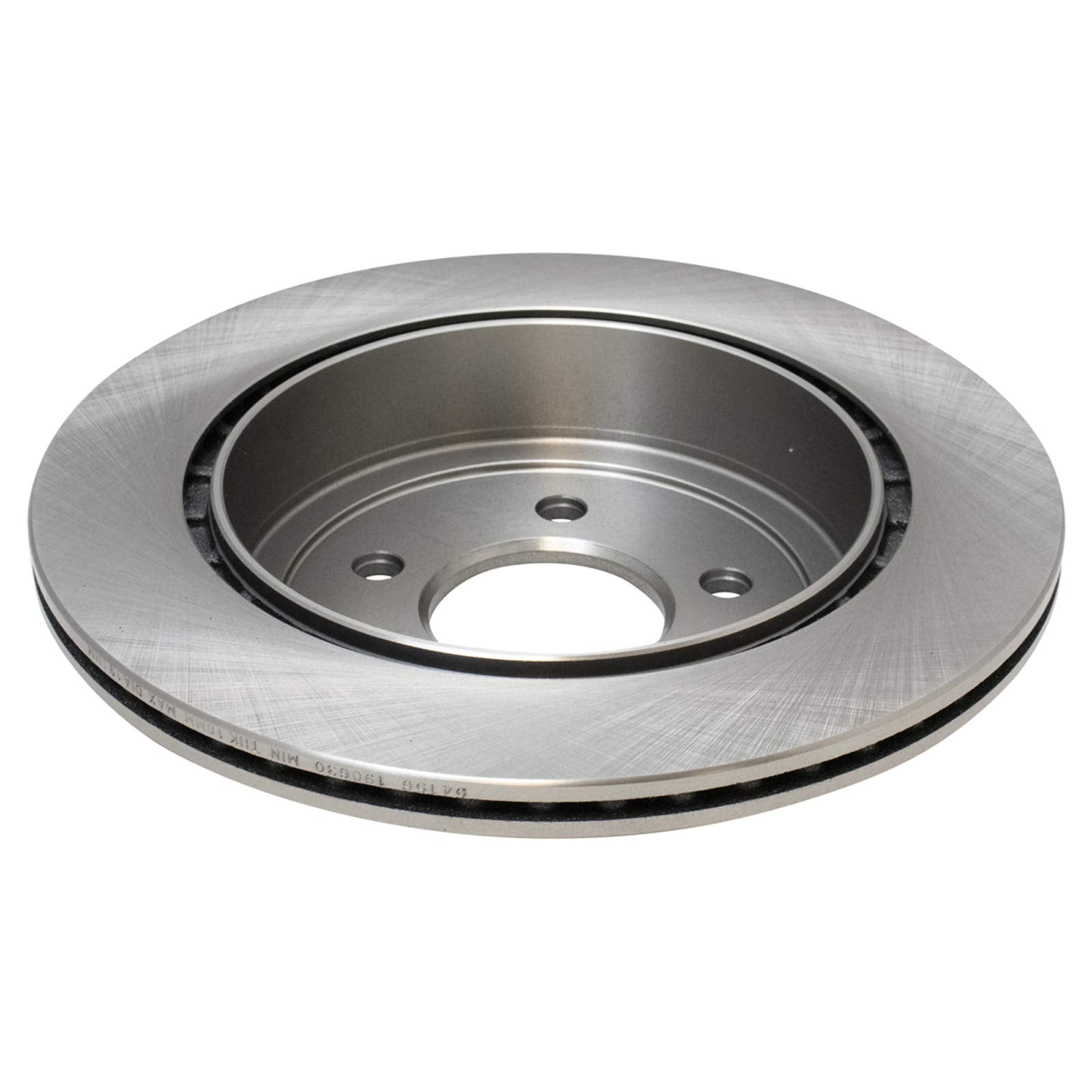 Trq Rear Brake Pad & Rotor Kit Brake Pads Brake Rotor Semi-Metallic Compatible With 2007-2010 Ford Edge Lincoln Mkx