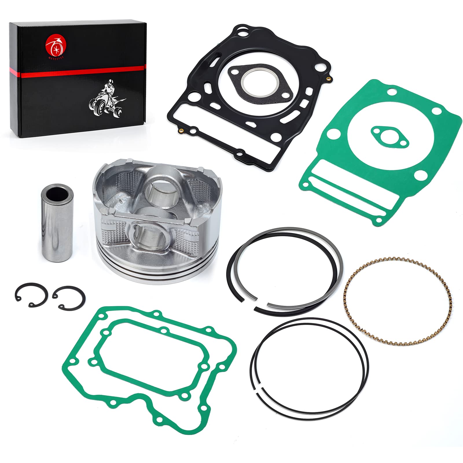 MOTO1988 Piston Ring Gasket Kit Compatible with Polaris Sportsman 500 HO 4x4 6x6 1996-2010