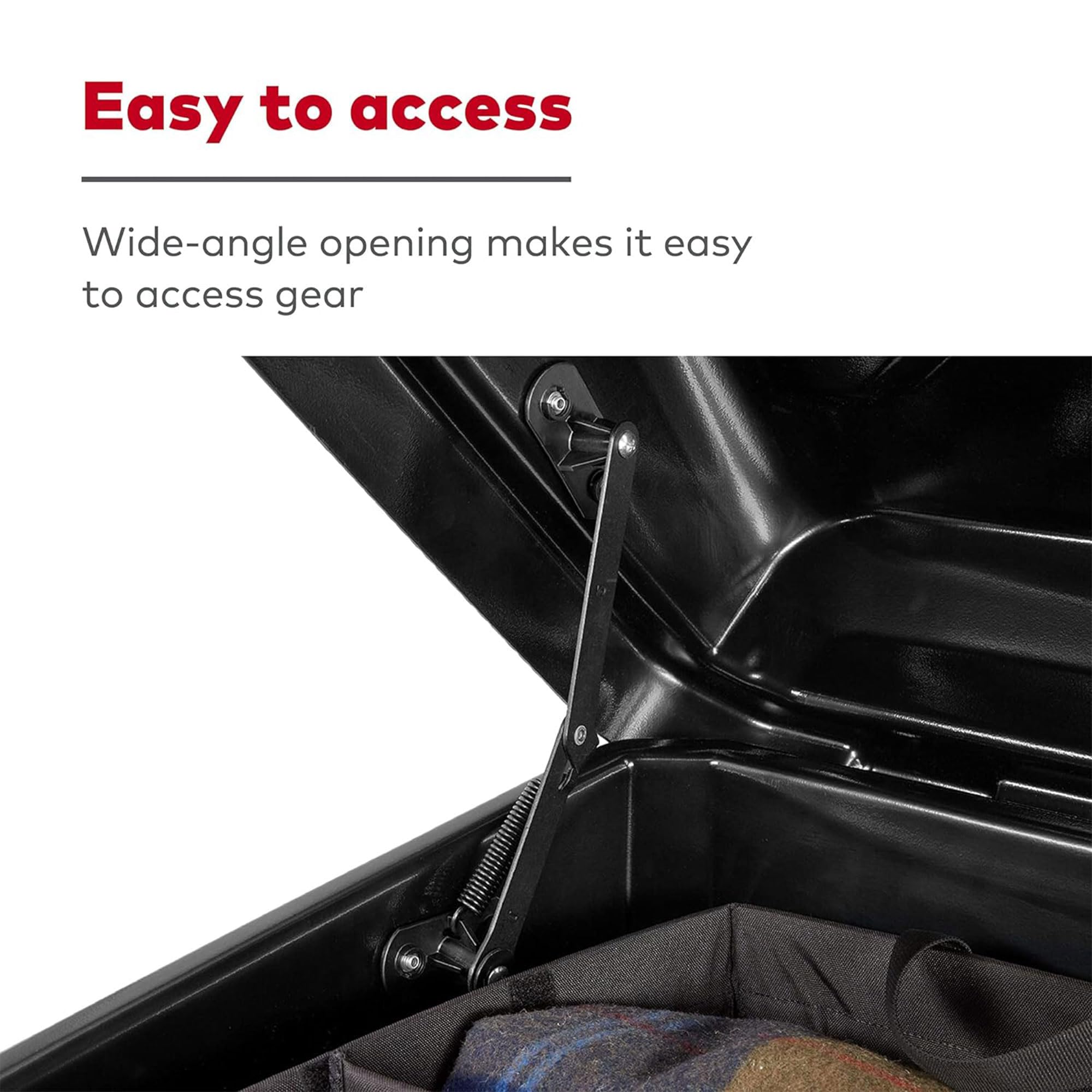 Yakima Exo Gearlocker Car Cargo Carrier, Hard Top Shell Box For Exo Swingbase System,