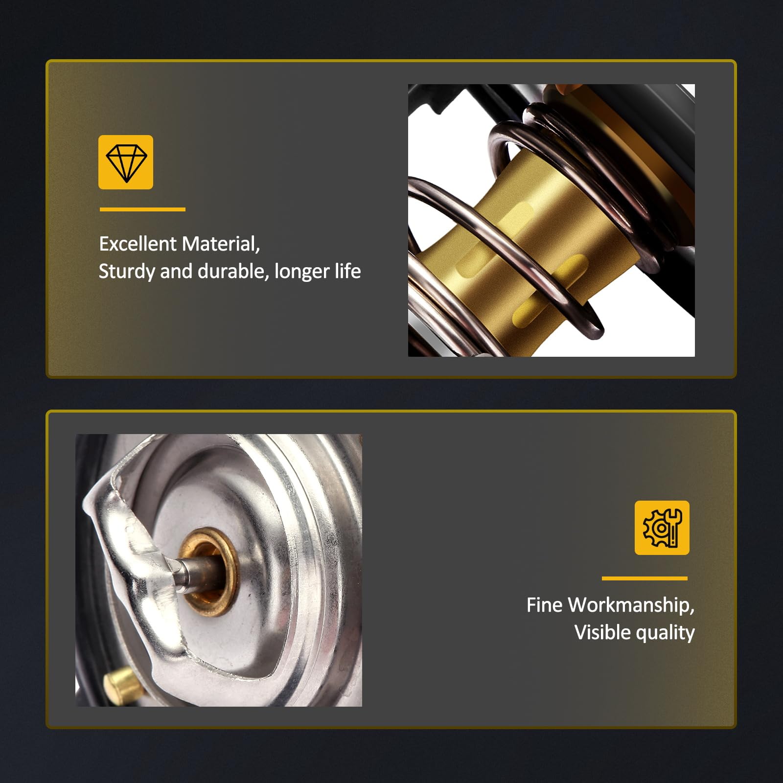 Ineedup 19301-P8E-A10 Original Equipment Engine Coolant Thermostat Water Inlet Assembly Fit For Acura Cl 1997-1999 2001-2003, Fo