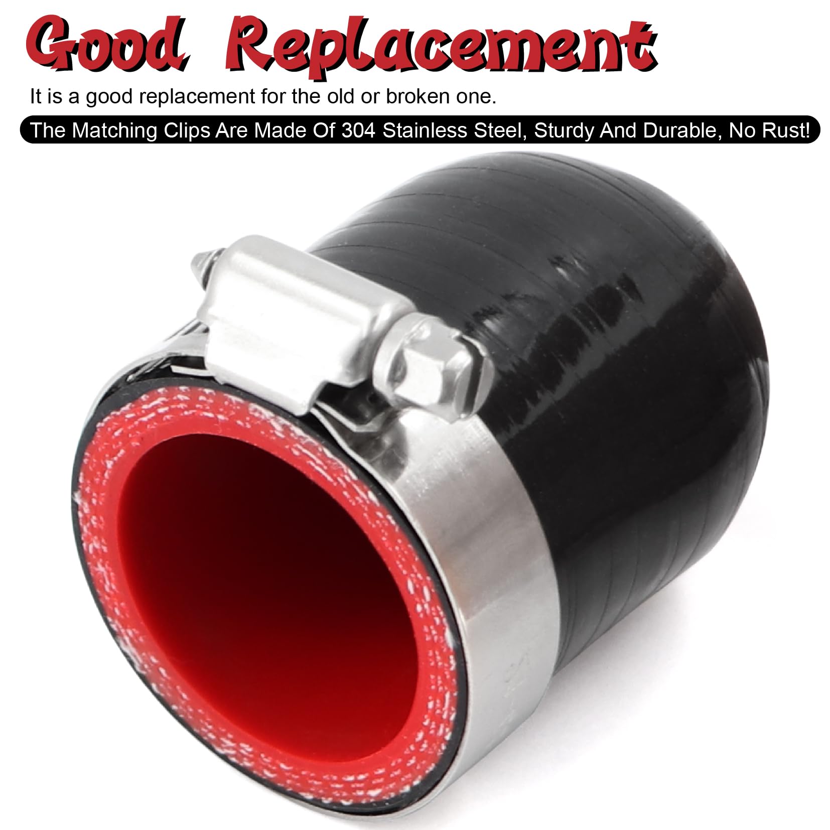 High Temperature 4-Ply Reinforced Silicone Hose Cap ID 1-1/4 Inch(32mm) Hose End Plug for Turbo Bypass Valve/Throttle Body Water