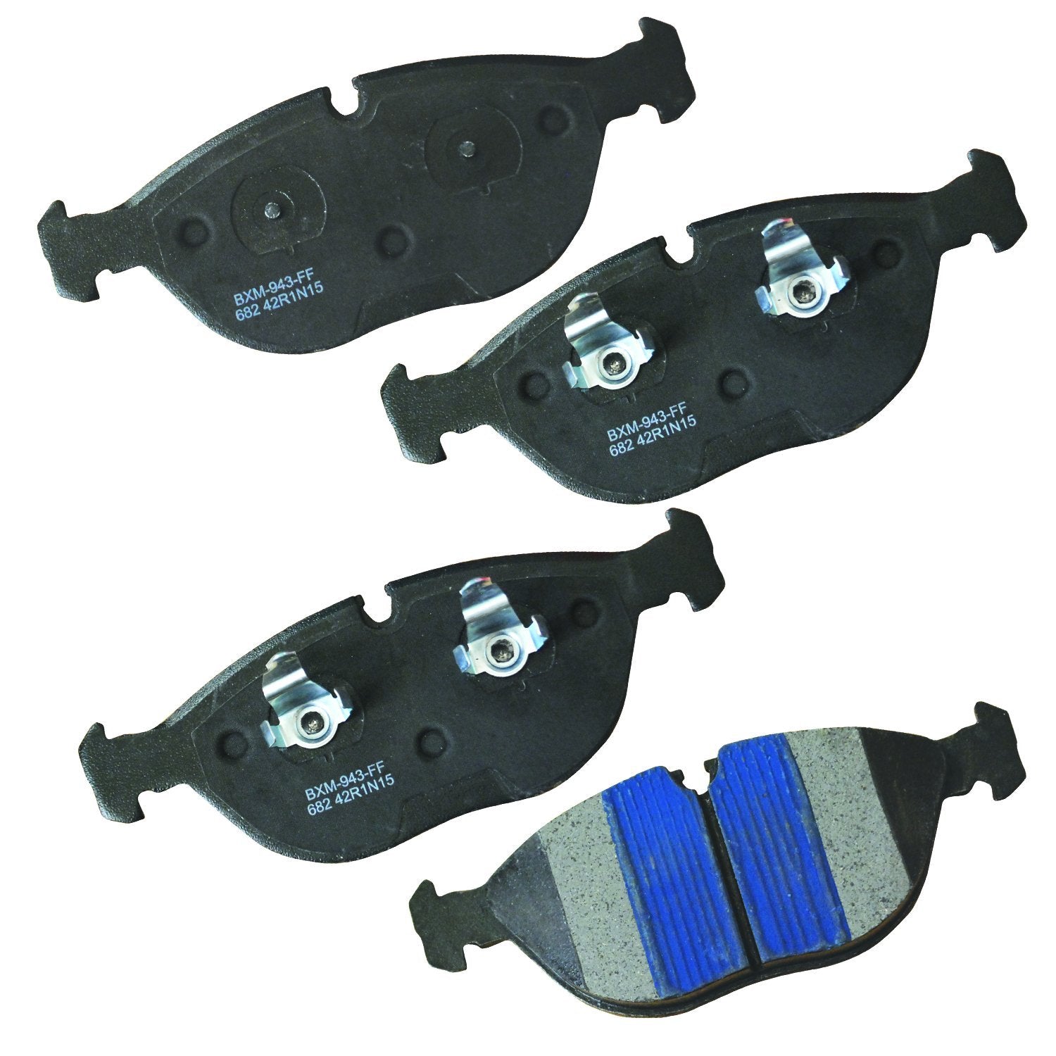 Bendix Premium Sbm682 Semi-Metallic Brake Pads For Select Models Audi Tt Quattro,Bentley Arnage,Bmw 750Il,Z8,Crossfire,C43 Amg,C
