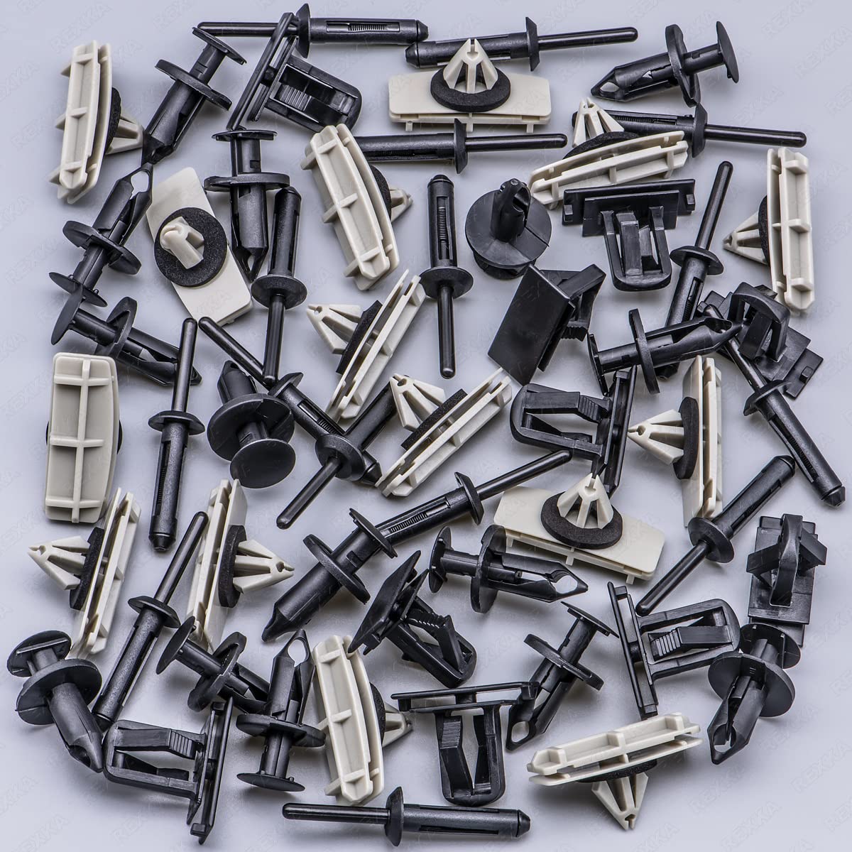 Rexka 55Pcs Wheel Fender Flare Clips Hardware Kit For Jeep Liberty 2006-2012 55157055Aa 6503598 6506007Aa 55156429Aa