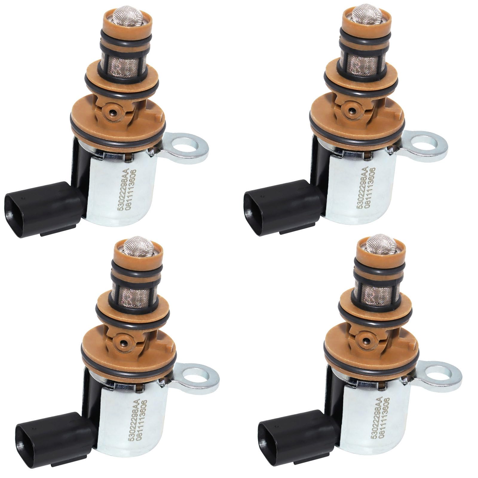 OSKYUO 4 Pack Engine Multiple Displacement System Solenoid 53022298AA Compatible with 10-24 Dodge Ram 1500 Challenger Charger Du