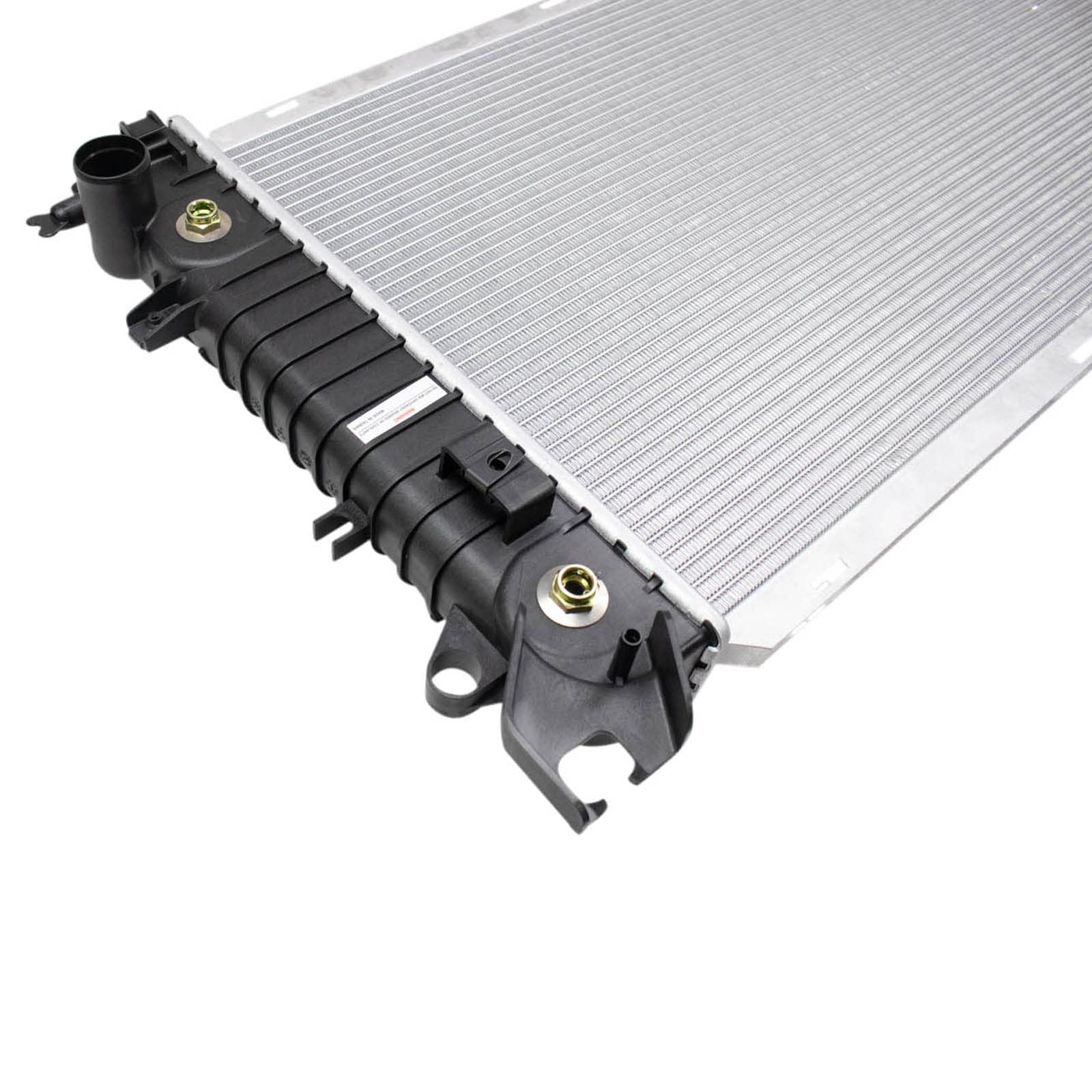 Trq Radiator Assembly Aluminum Core Compatible With 14-18 Chevrolet Silverado 1500 Gmc Sierra 1500 Cu13396