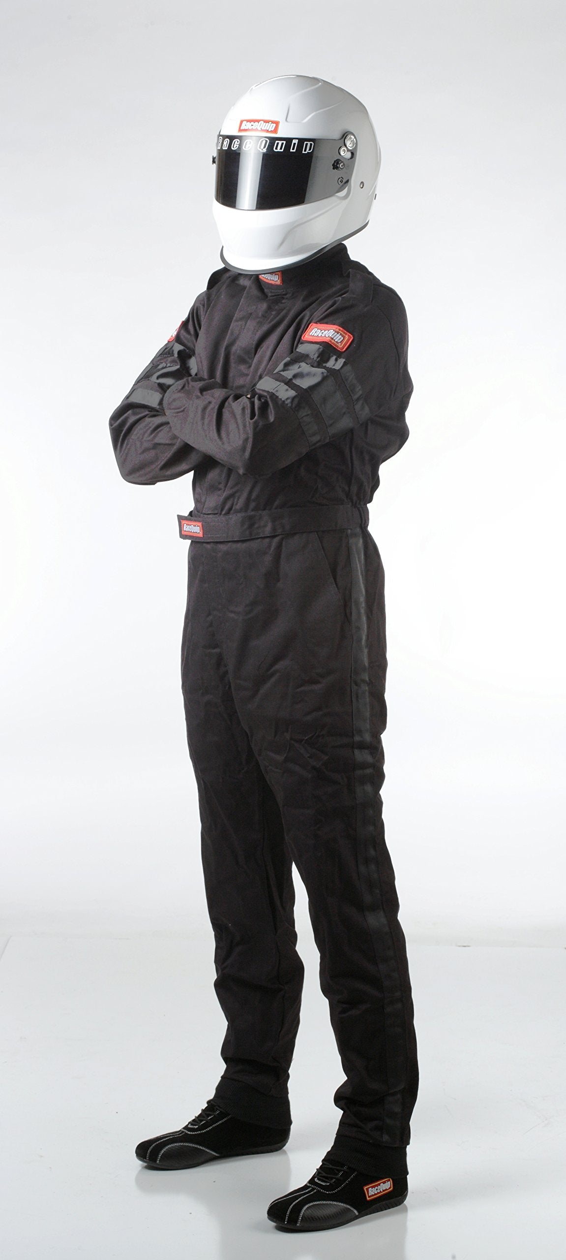 Racequip Racing Driver Fire Suit One Piece Single Layer Sfi 3.2A/ 1 Black 3X-Large 110008