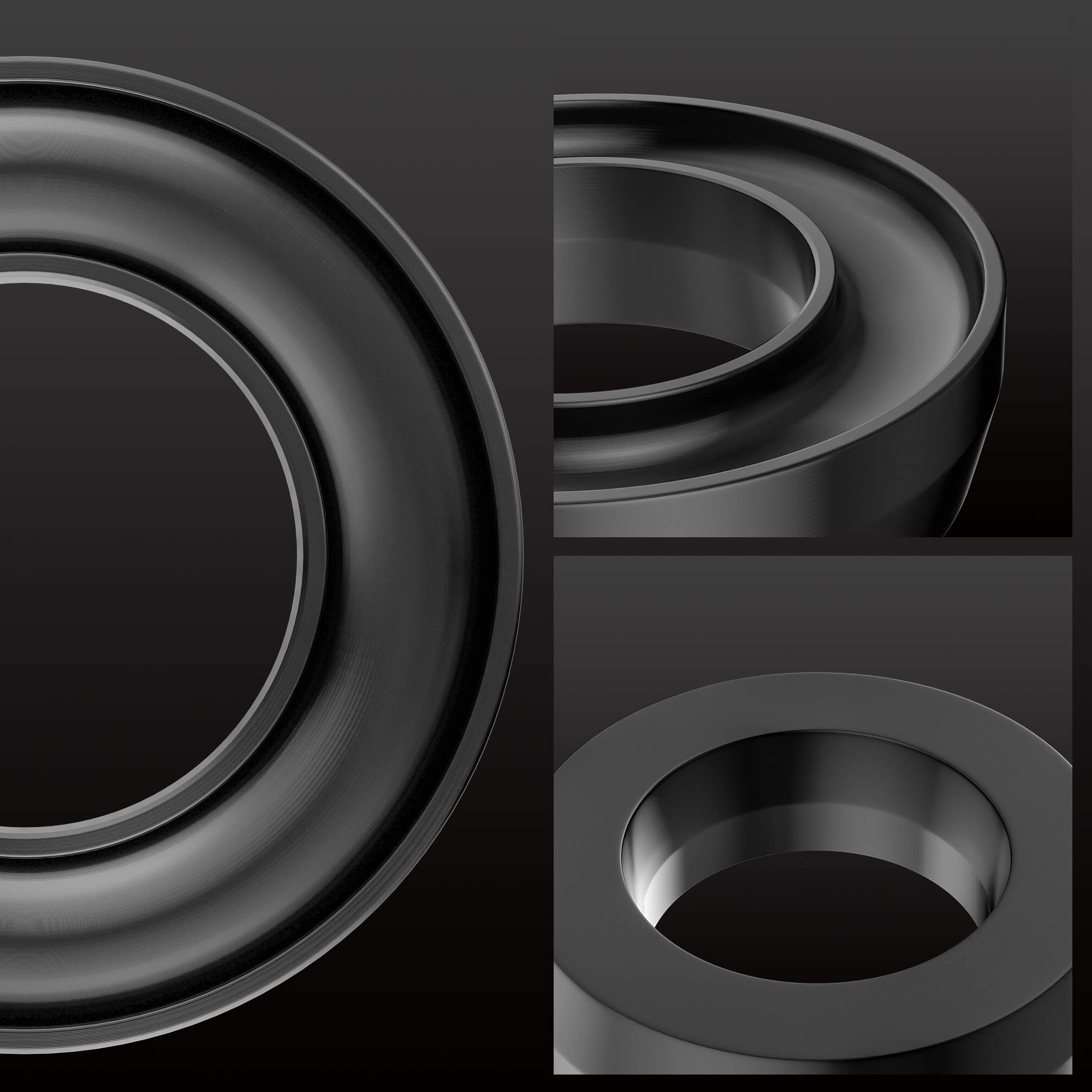 2'' Front Leveling Lift Kit For 1999-2006 Silverado 1500 Sierra 1500 (2Wd Only), Leveling Lift Kit Forged Front Strut Spacers Ra