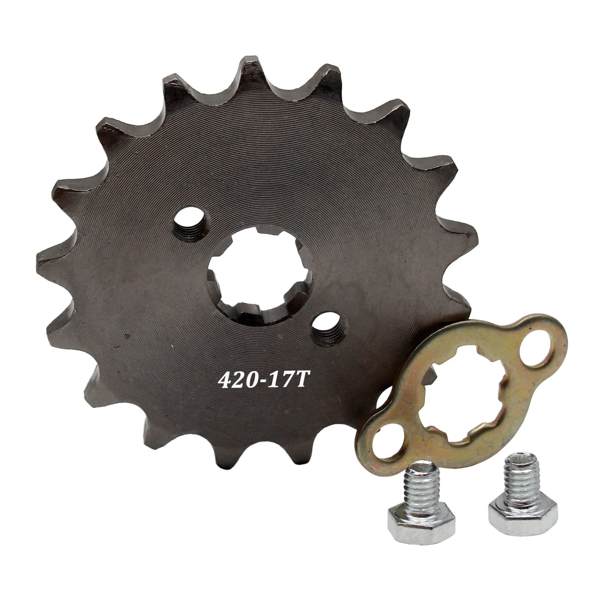 420 17 Tooth 17mm Front Sprocket 17T ATV Pit Bike Lifan YX 140 160 Loncin SSR SDG 110cc 125cc