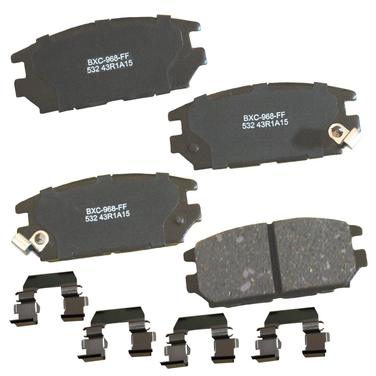 Bendix Premium Sbc532 Ceramic Rear Brake Pads For Dodge Stealth 1993-1991, Eagle Talon 1994, Mitsubishi Eclipse 2011-2006, Galan