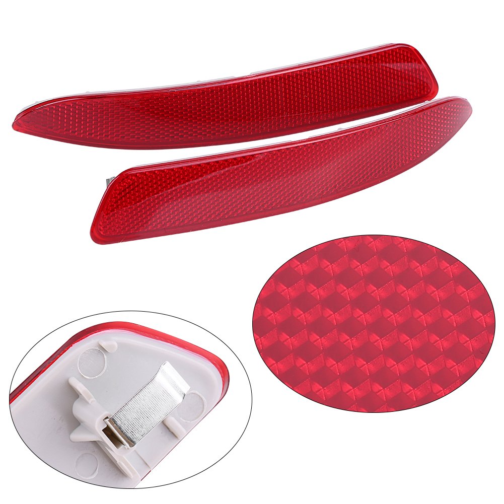 1 Pair X5 3.0 Rear Reflector, Keenso Painted Rear Reflector Set Left And Right Rear Bumper Reflector For E70 X5 2007-2013 632171