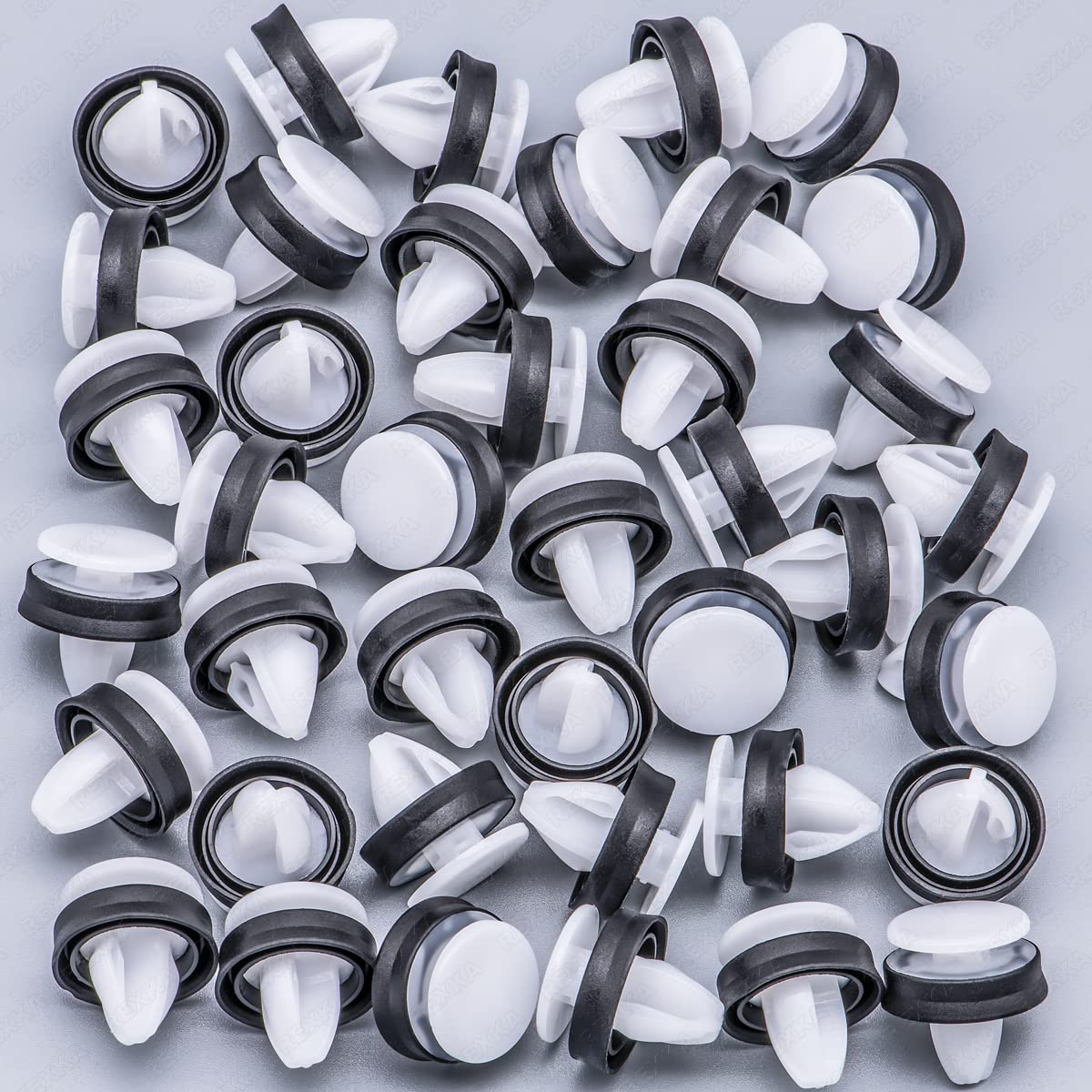 Rexka 40pcs Wheel Opening Molding Clip Retainer Compatible with Ford W716507-S300 Expedition EcoSport Transit 150 250 350 W71650