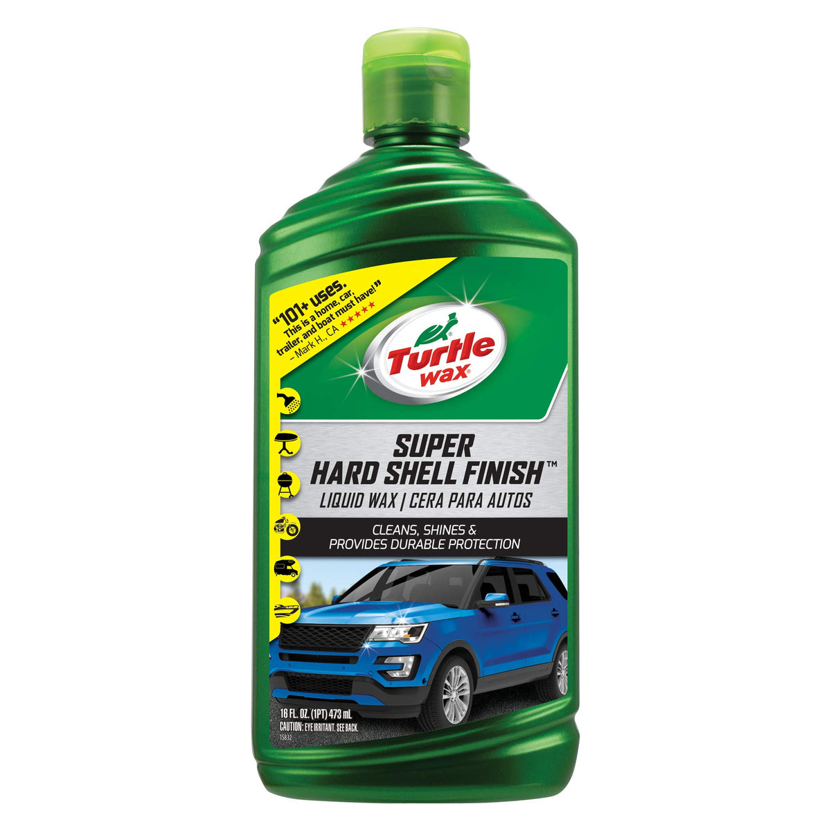 Turtle Wax T-123R Super Hard Shell Liquid Car Wax - 16 Oz. , Green