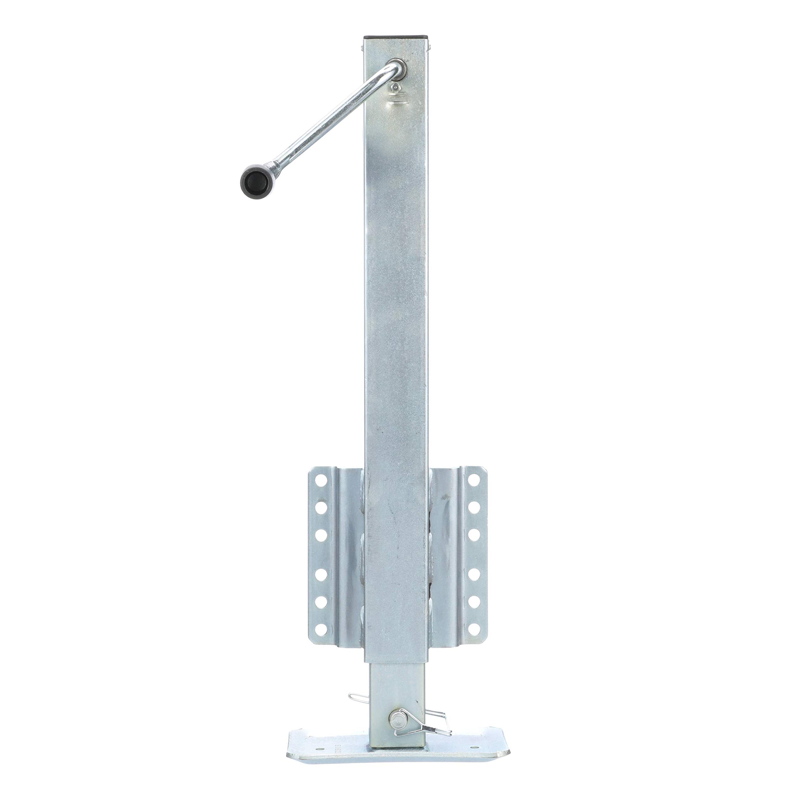 Seachoice Heavy Duty Trailer Jack, Fixed Mount Jack W/Drop Leg, 28.6 In. Of Lift, Max Load 2,500 Lbs.
