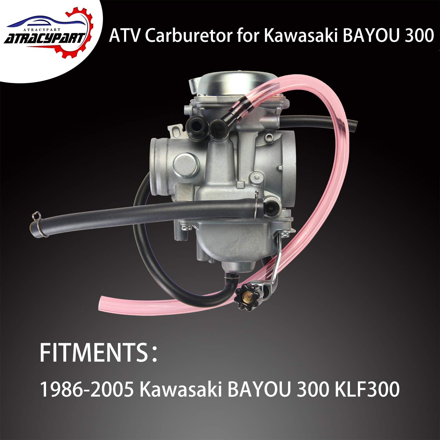 Carburetor Compatible With Kawasaki Bayou 300 Klf300 Klf 300 1986-1987 Klf300A, 1988-2005 Klf300B, 1989-2005 Klf300C Atv Carb
