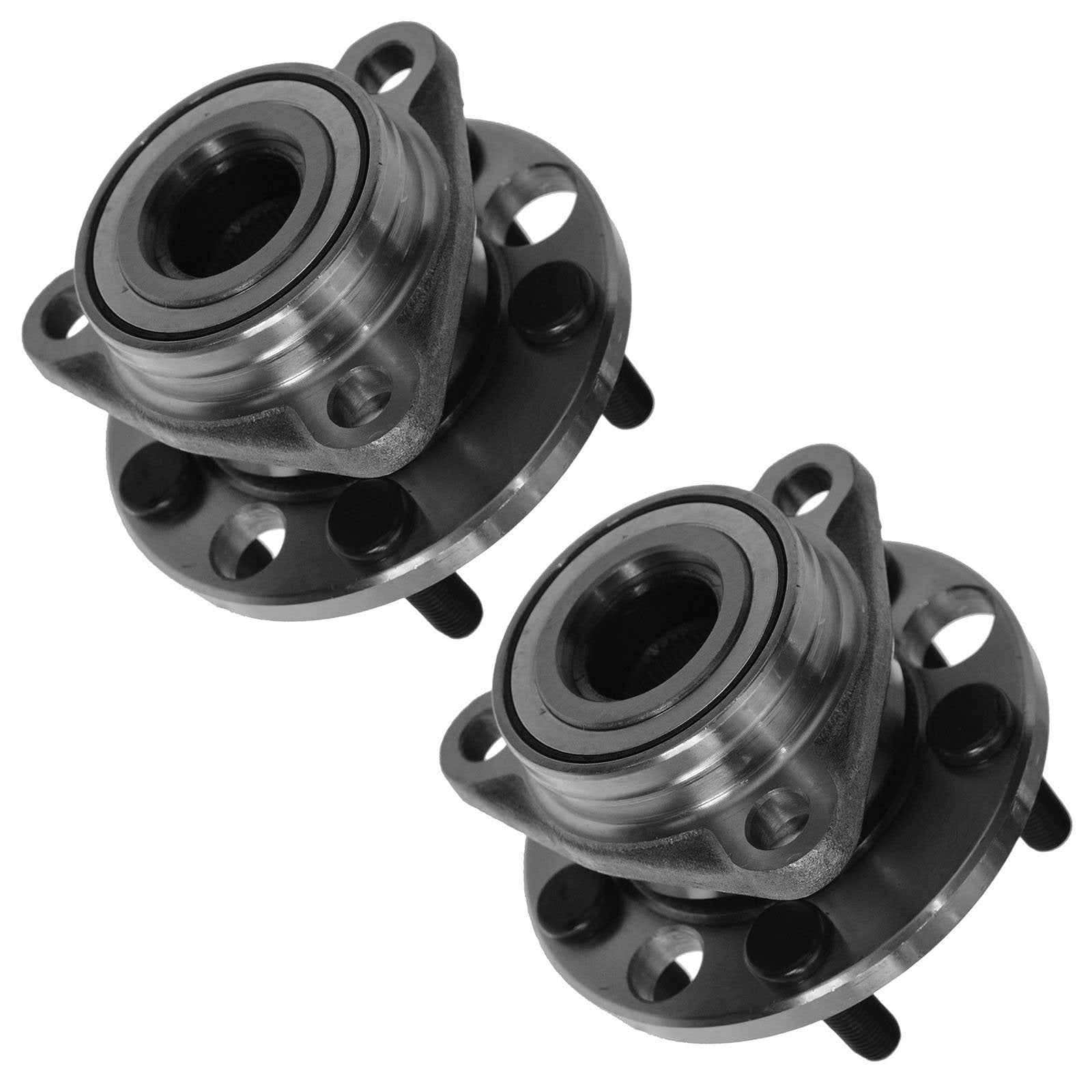 Trq Front Wheel Bearing Pair Set Of 2 Lh Left Driver Rh Right Passenger Replacement Compatible With Buick Cadillac Chevrolet Old