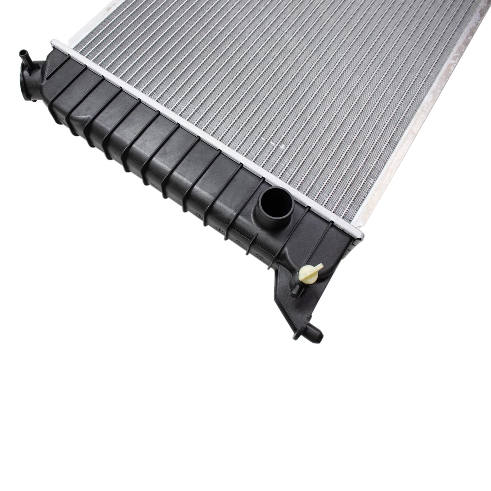 Trq Radiator Assembly Aluminum Core Compatible With 94-03 Chevrolet S10 Gmc Sonoma 96-00 Isuzu Hombre Cu1531 Cu2261 Gm3010245 Gm