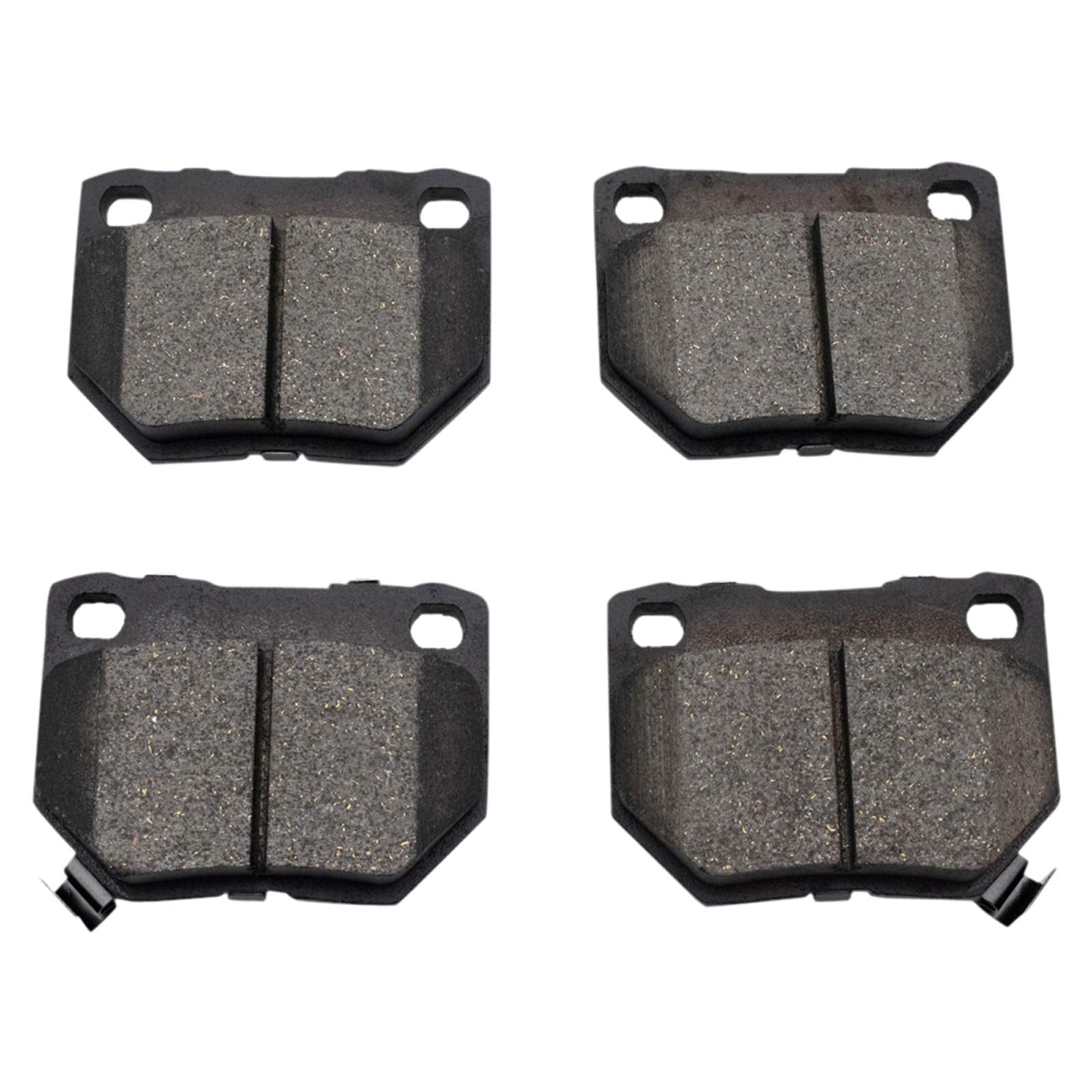 TRQ Rear Brake Pads Ceramic Compatible with 1990-1996 Nissan 300ZX 2006-2007 Subaru Impreza