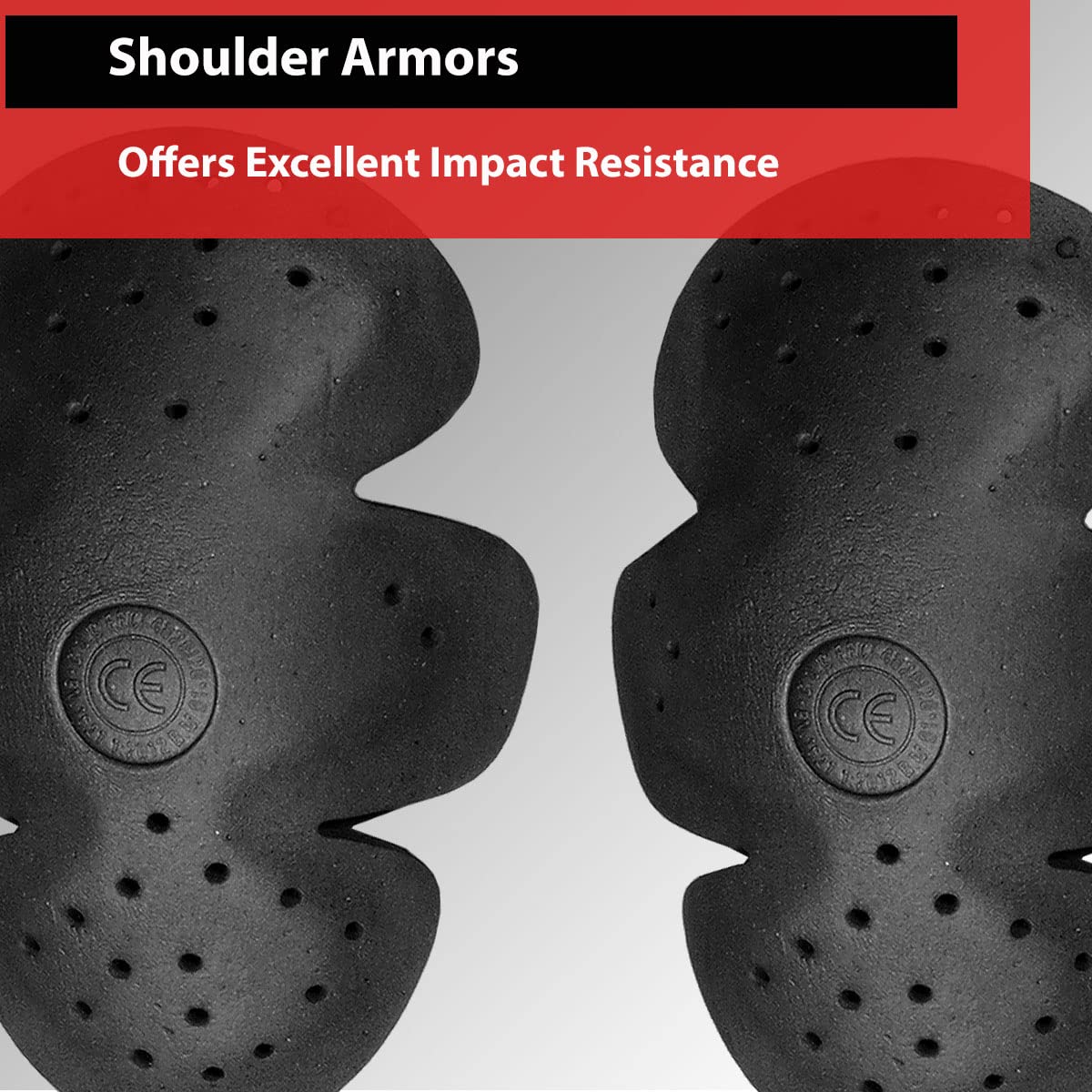 5-Pc Triple Density Ce Removable Armor | Motorcycle Street Biker Jackets Vests | 5Pc Universal Size