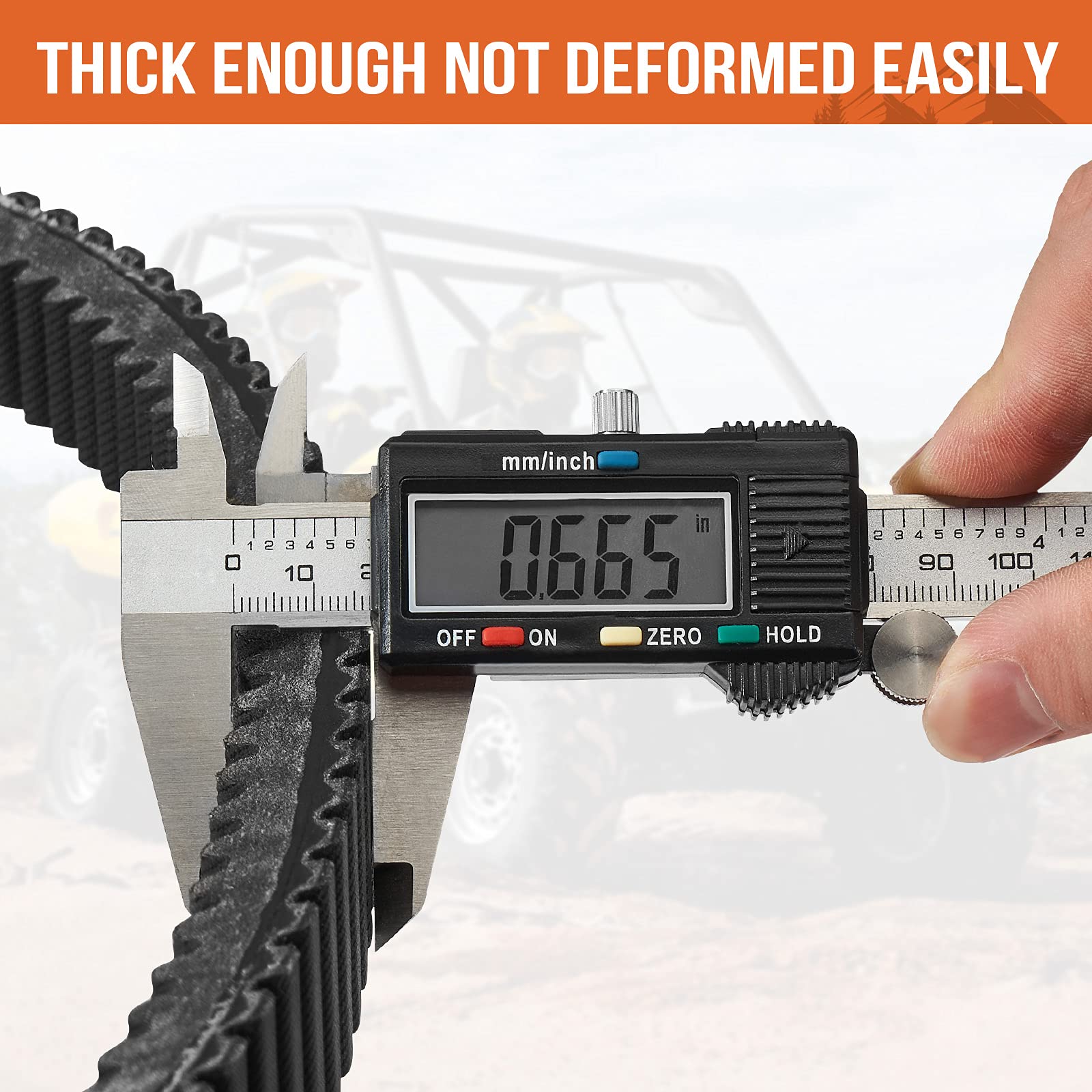 KEMIMOTO ATV/UTV Drive Belt, CVT Belt Compatible with Can-Am Maverick Commander Outlander Renegade OEM Replacement #422280360 715000302 715900030 715900212 422280364