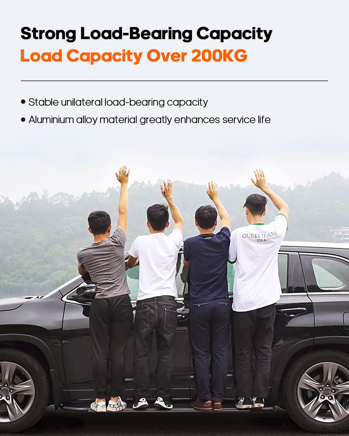 Ocpty 6 Inches Running Boards, Steps Nerf Bars Compatible For 2017-2023 For Ford F-250 Superduty Crew Cab