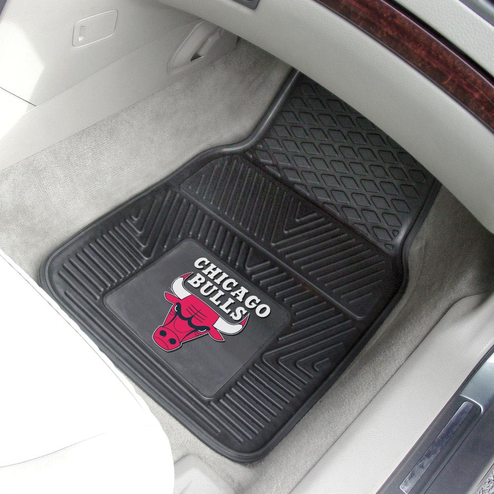 NBA - Chicago Bulls Heavy Duty 2-Piece Vinyl Car Mats 17'x27'