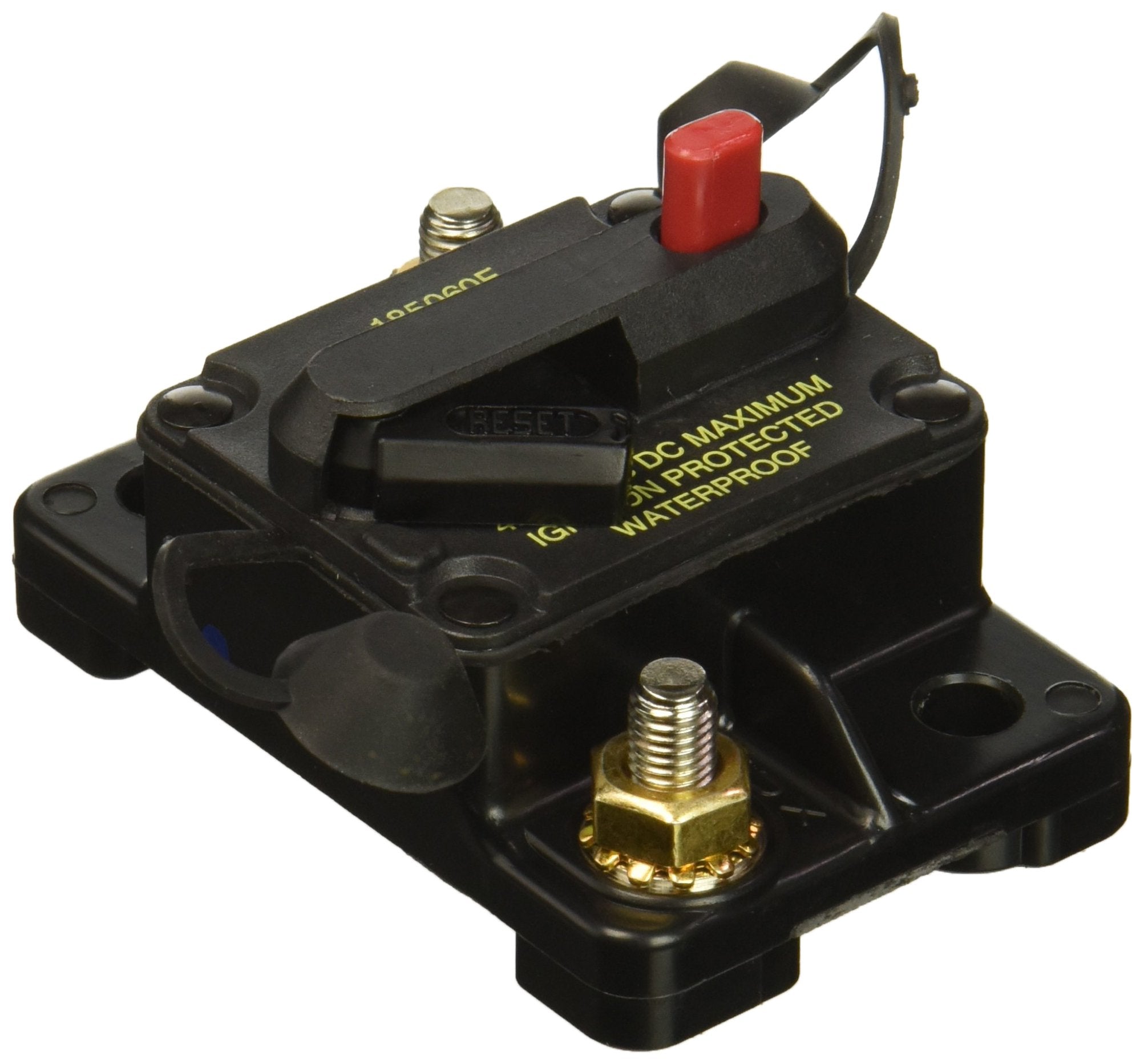 Bussmann Cb185-60 Waterproof High Amp Flush Mount Type Iii (3) Circuit Breaker (60 Amp), 1 Pack