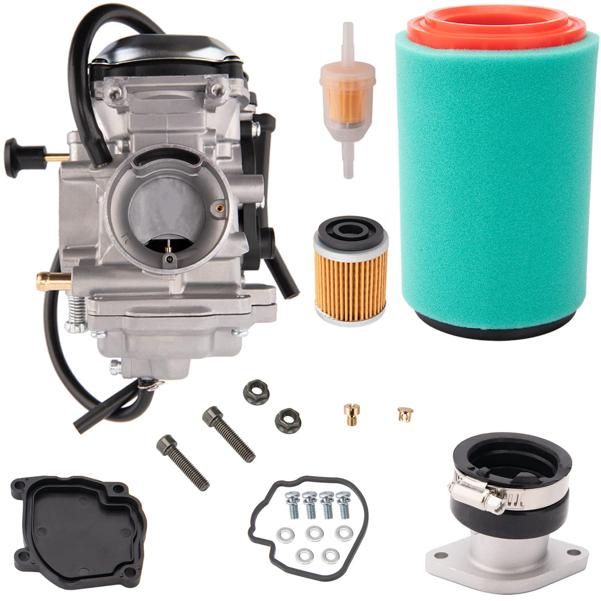 Yfm250 Carburetor Replace # 4Xe-14140-13-00 Fits For 1999 2000 2001 2002 2003 2004 Yamaha Bear Tracker 250 Yfm250X Yfm250Xh Yfm2