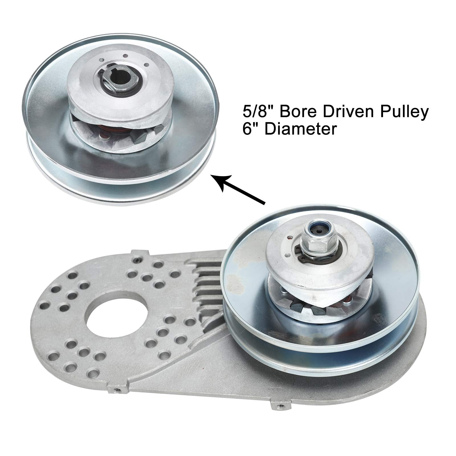 Blackhorse-Racing Go Kart Torque Converter For Predator 6.5Hp 212Cc Clutch Set Replaces Comet Tav2 3/4 Inch 30-75 Manco Fit All Engines With A 3/4 Inch Straight Crankshaft