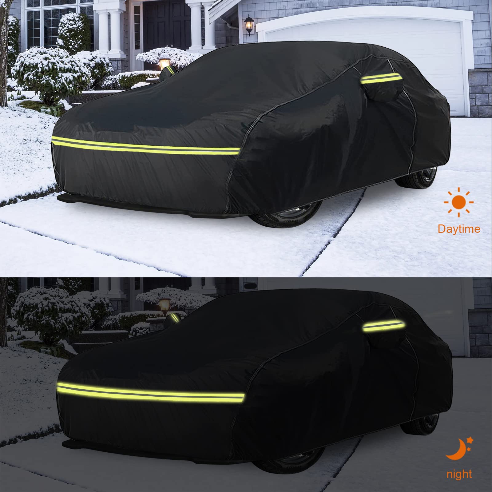 Waterproof Car Covers Replace For 2006-2025 Mercedes Benz S-Class S250 S300 S350 S400 S450, 6 Layers All Weather Car Cover With