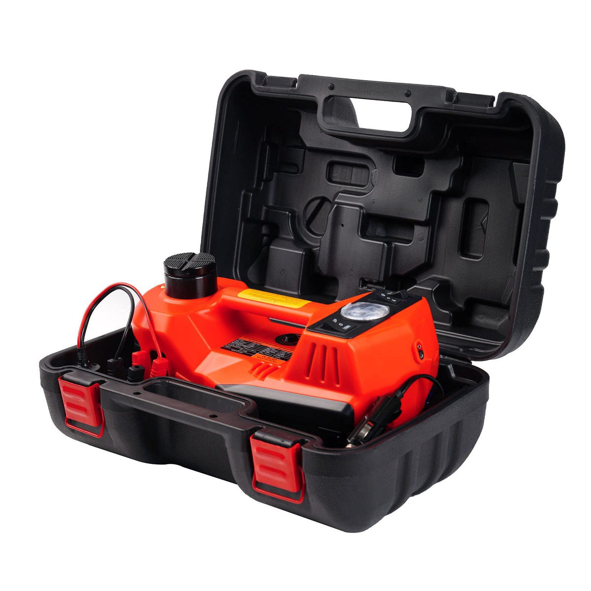 Feanisifei Electric Car Jack 5 Ton 12V Electric Jack With Built-In Inflatable Pump Electric Hydraulic Jack For Suv Car Tire Chan