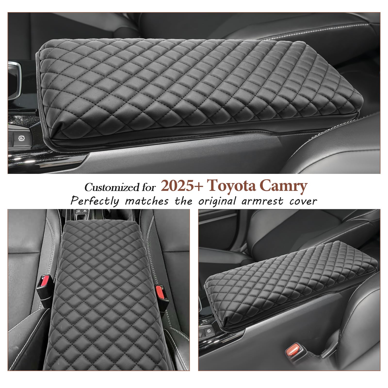 Sktu 2025 Camry Center Console Cover For 2025 Toyota Camry Armrest Cover 2025+ Camry (Le/Se/Xle/Xse) Seat Box Cover Toyota Camry