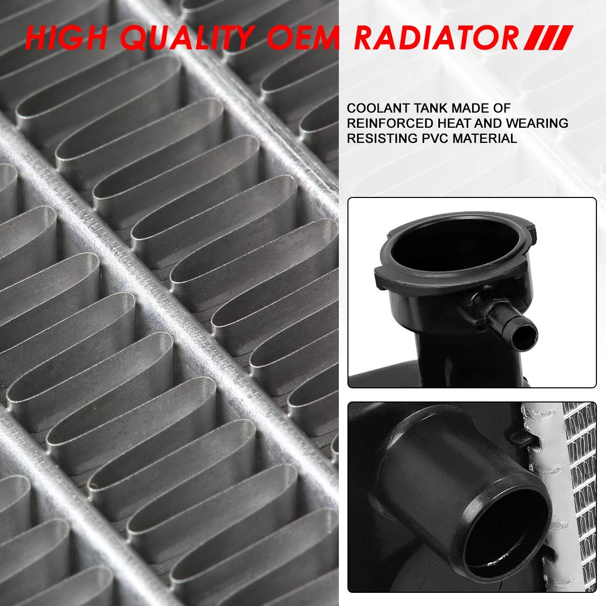 Auto Dynasty Radiator Compatible With 96-02 Chevy Gmc C/K 1500 2500 3500 Pickup/Suburban Tahoe Yukon Cadillac Escalade 5.0L 5.7L