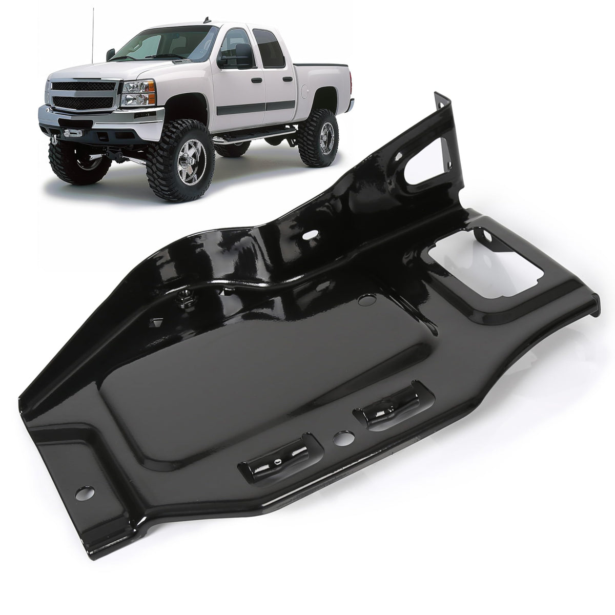 Battery Tray Compatible With 2001-2007 Chevy Silverado Sierra Yukon 2002-2006 Cadillac Escalade Replacement For 15246518 Right P