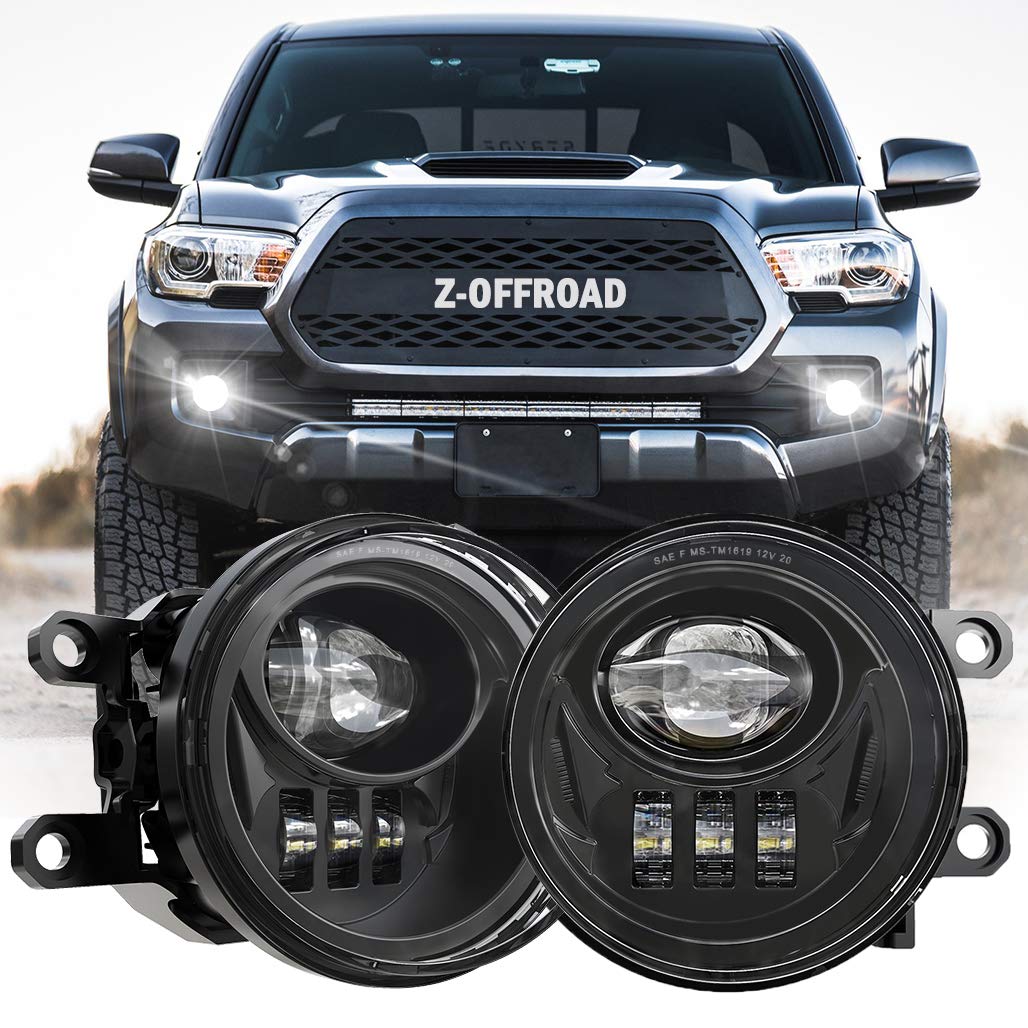 Z-Offroad New Led Fog Lights Driving Lamps Assembly Replacement For 2016-2022 Tacoma 2014-2022 4Runner 2014-2019 Tundra Truck, D