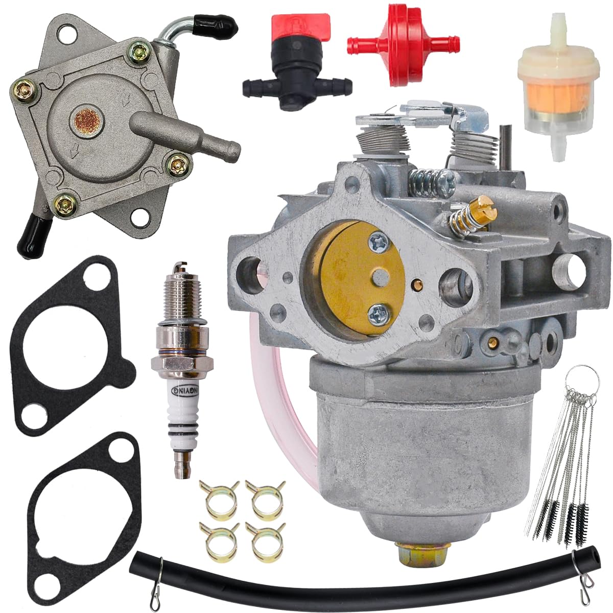 Jdllong 15003-2153 Carburetor 15001-2972 15003-2154 15001-2987 Fits For Kawasaki Fc420V Fc400V 4 Stroke Engine Carb W/Gaskets