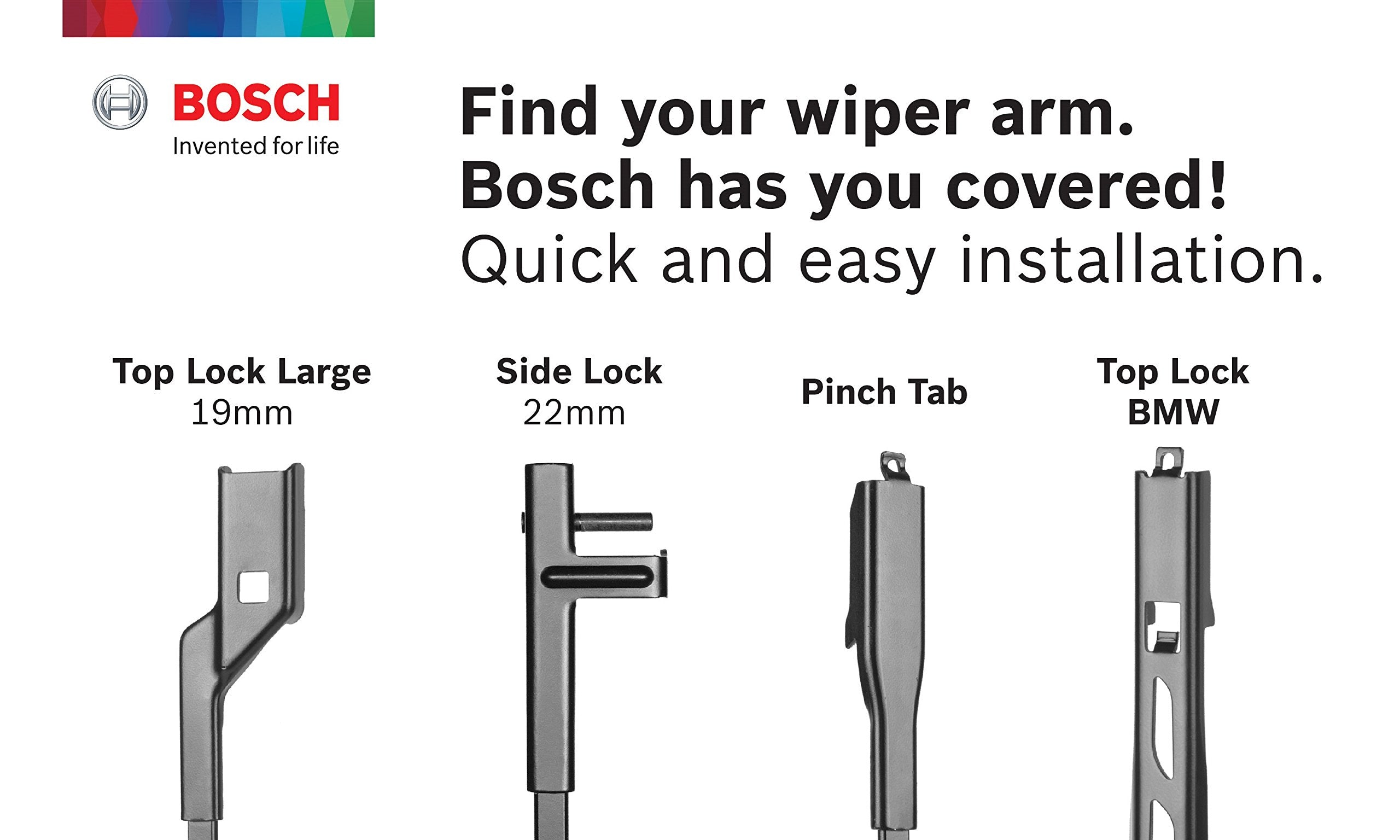 Bosch 18Oe Icon Premium Beam Wiper Blade; 18'' - Single