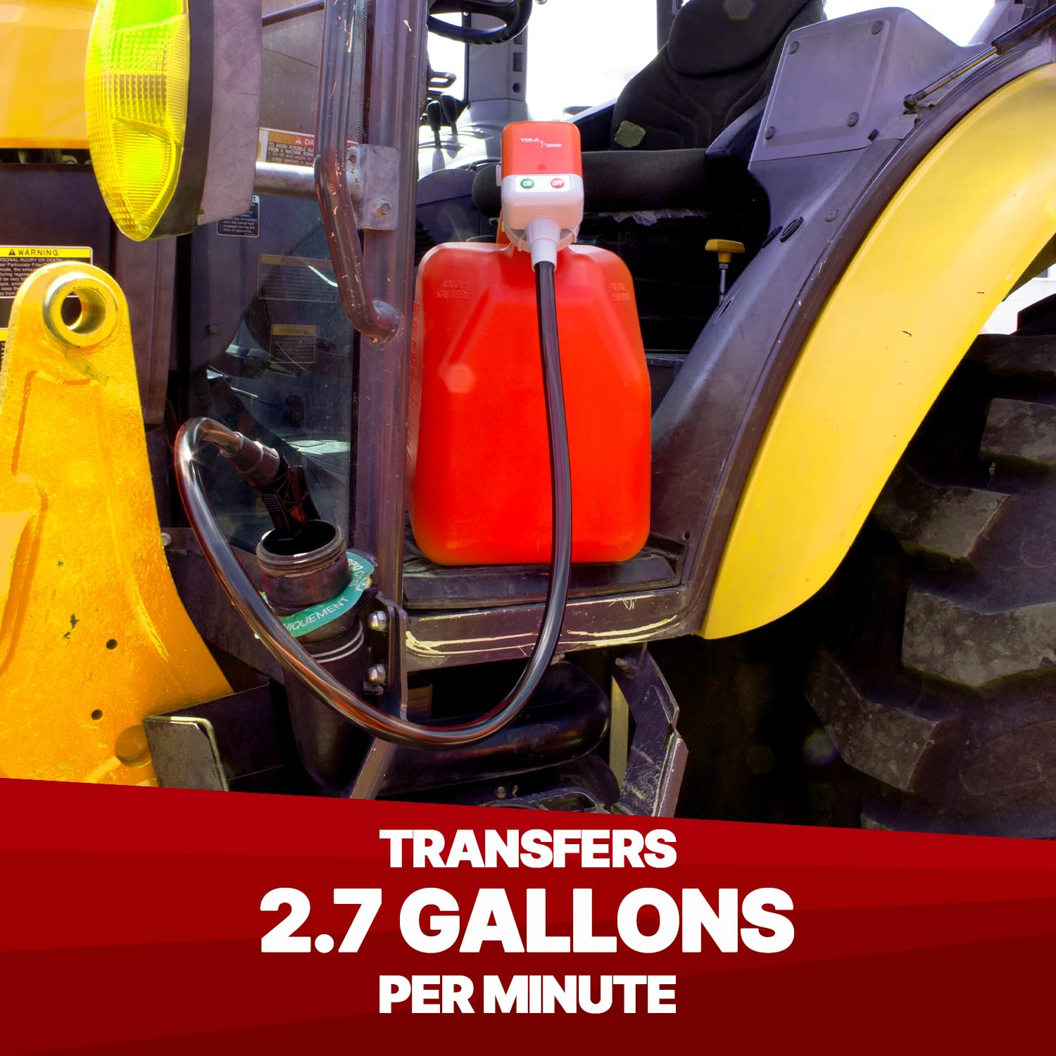 TERA PUMP Nex Gen Garage Gas Can Pump/No more Heavy Gas Can Lifting/No more backache/Dad Father Birthday Gift Present for him/Father's day Gift