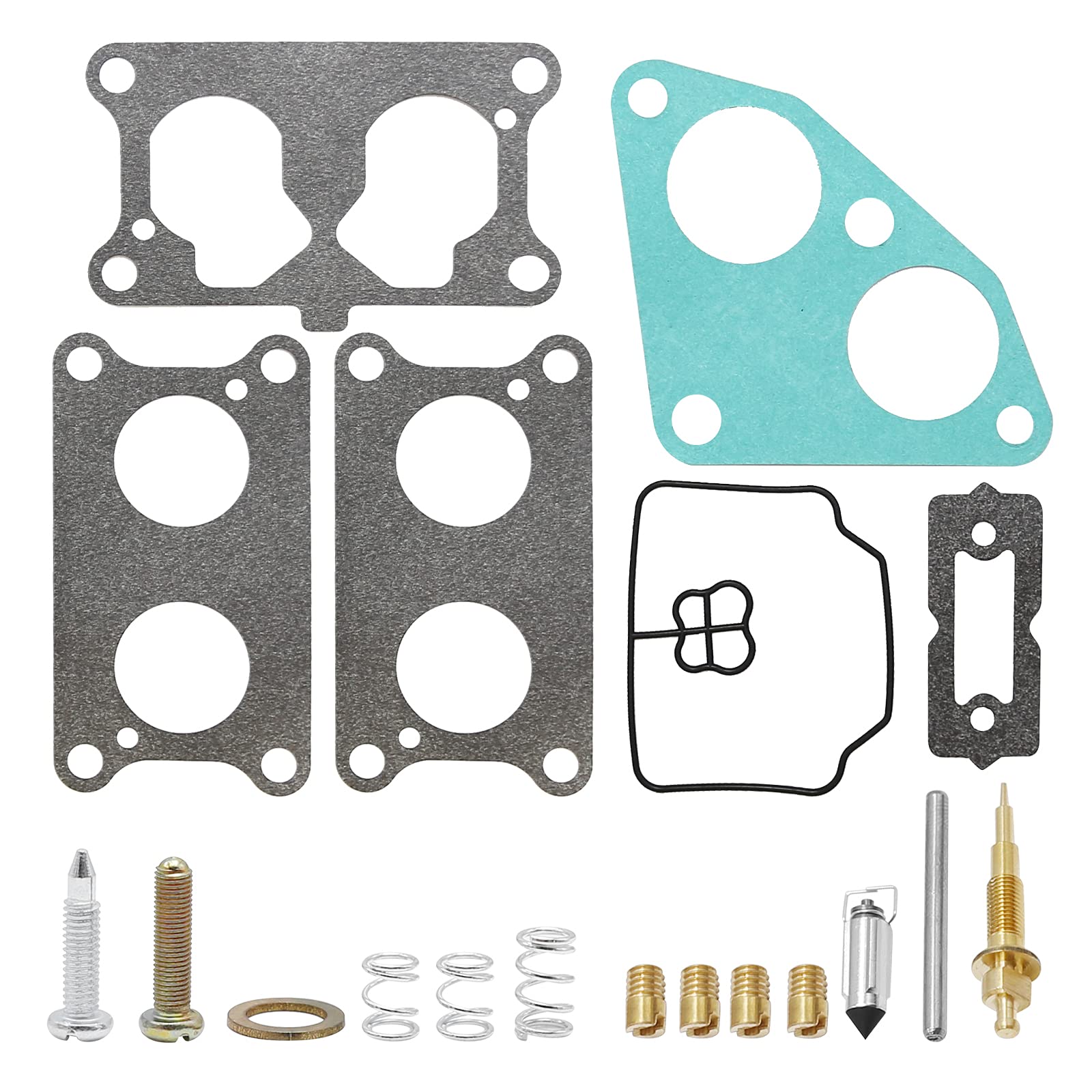 Saihisday Carburetor Carb Rebuild Repair Kit Replacement For Kawasaki Mule 3000 3010 3020 2001-2008 Kaf620 Atv Replace #15003-27