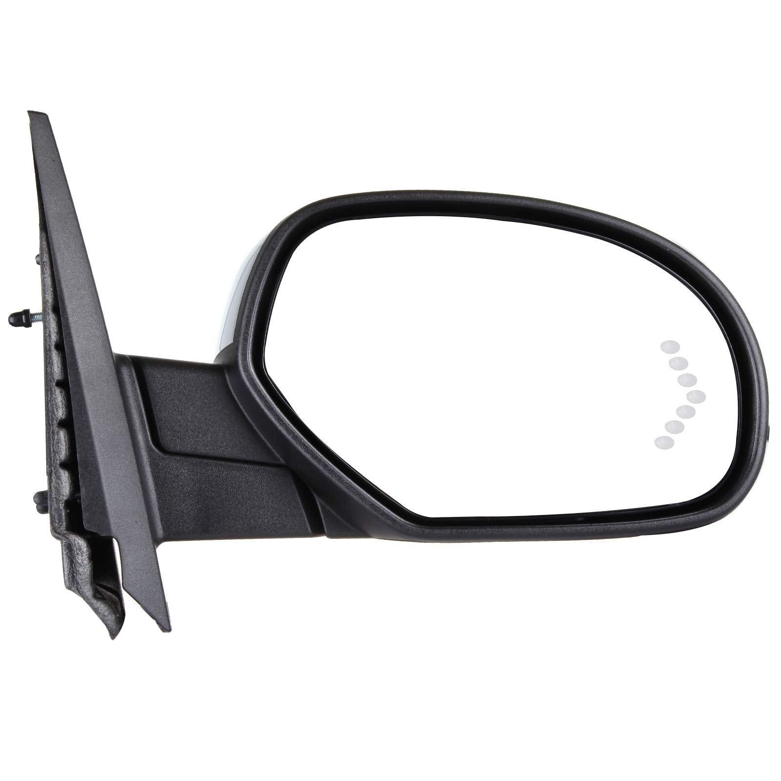 SCITOO Passenger Side Mirror Fit for 2007 2008 2009 2010 2011 2012 2013 For Chevy Silverado For GMC Sierra 1500/2500 HD/3500 HD 